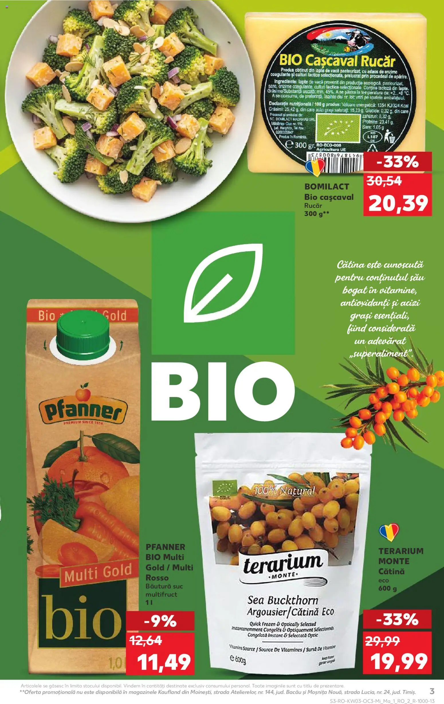 Noul catalog Kaufland – valabil de la 14.01.2026 | Pagină: 3 | Produse: Şerit ödül, Masaüstü kılıfı, Cașcaval, Sare