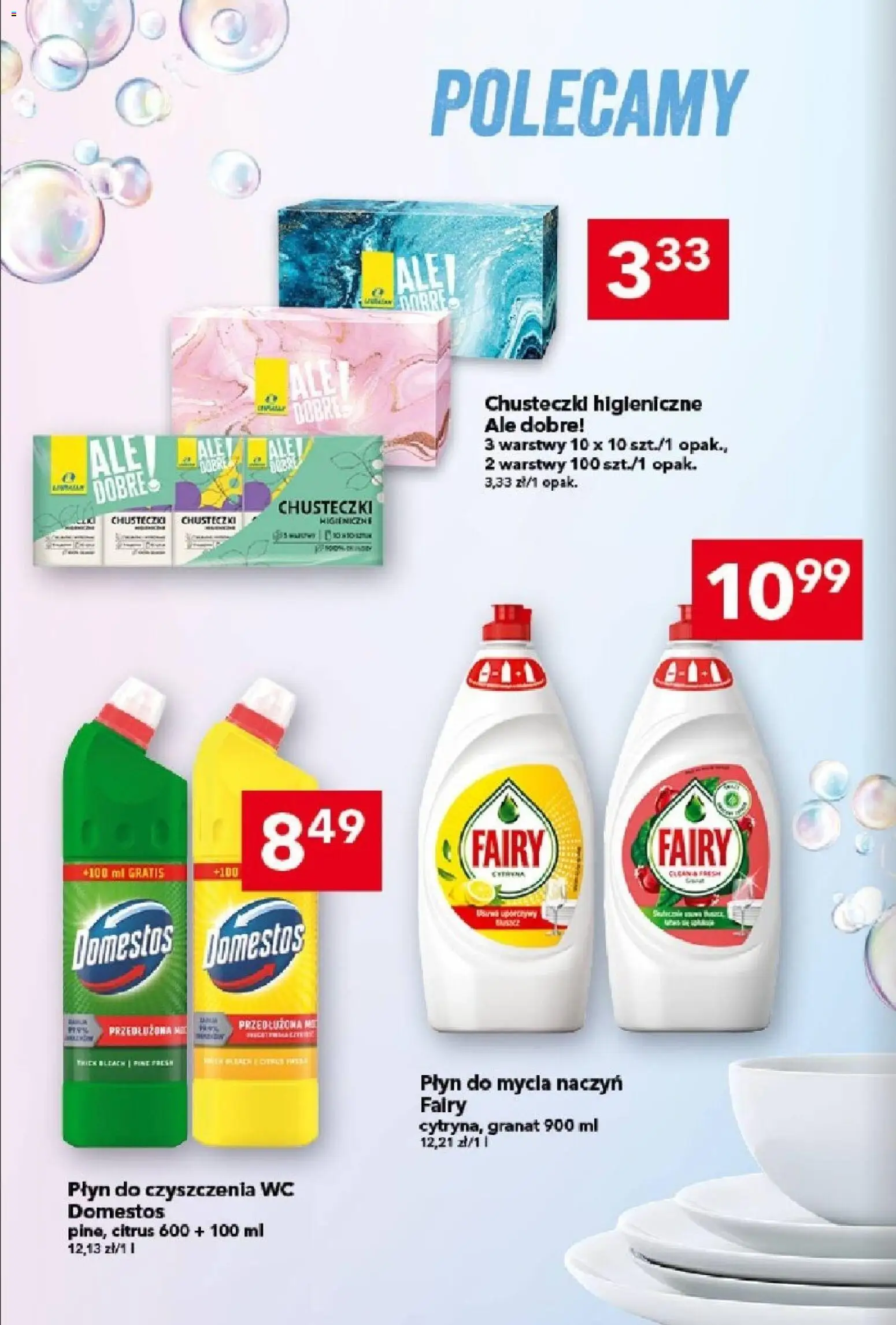 Lewiatan gazetka od 26.02.2026 | Strona: 16 | Produkty: Chusteczki higieniczne, Domestos, Fairy, Płyn do mycia naczyń