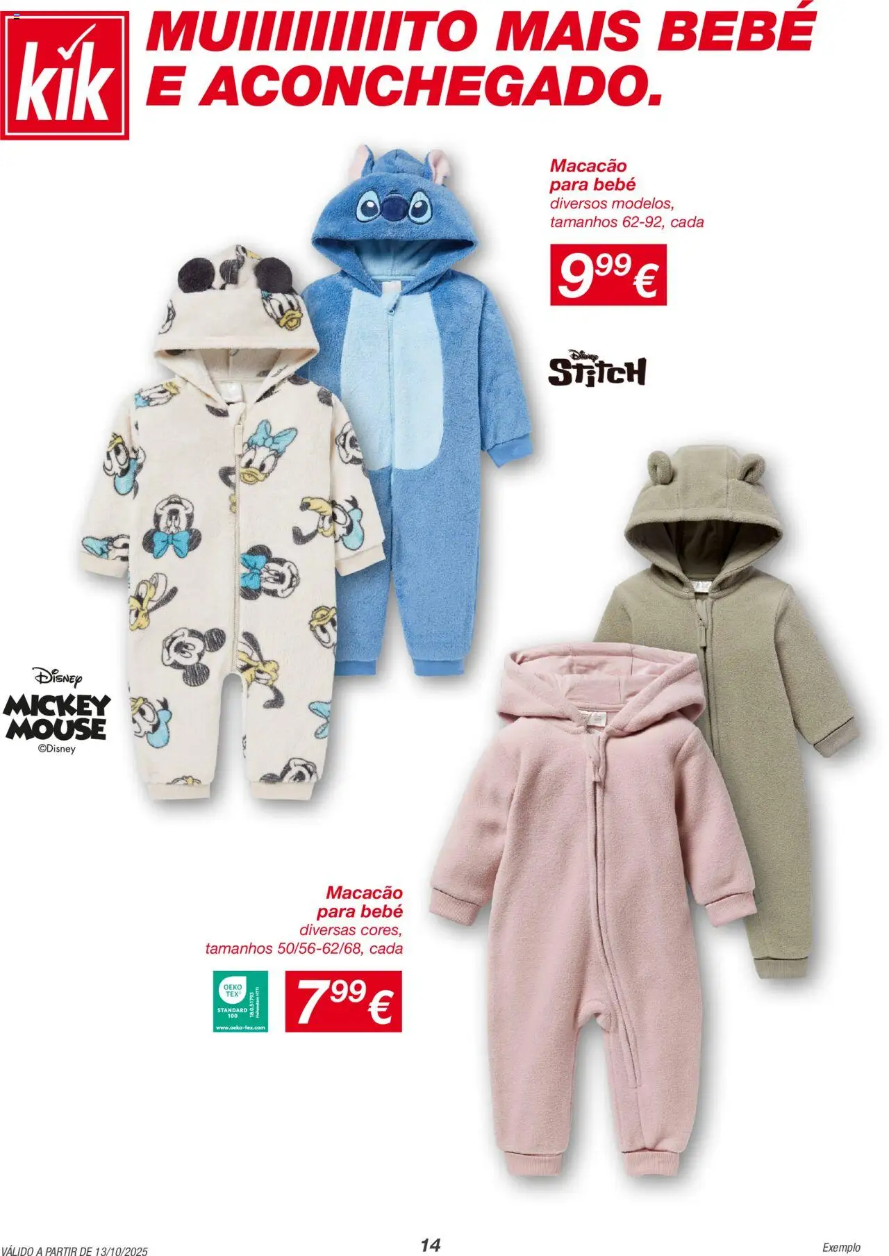 KIK folheto │ válido de 20.10.2025 | Página: 14 | Produtos: Mouse, Macacão