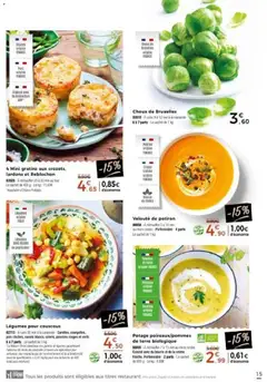 Thiriet - Prévisualisation de Thiriet Catalogue livraison à domicile valide à partir de 31.01.2026 | Page: 15 | Produits: Potiron, Lardons, Couscous, Pois