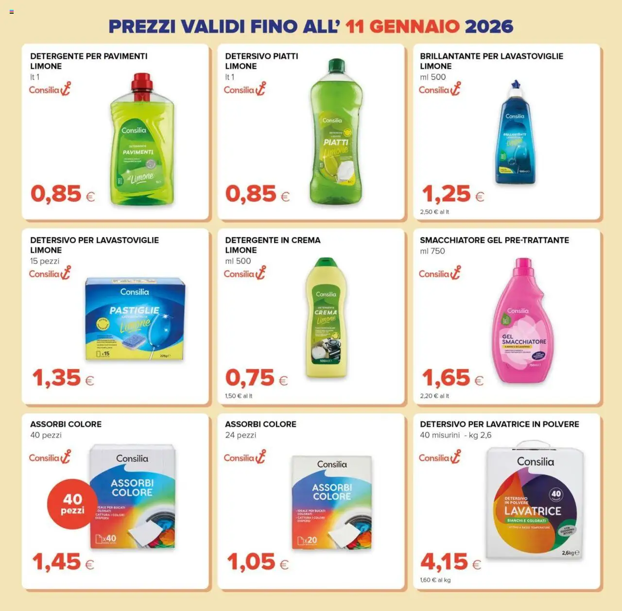 Volantino Tigre del 15.10.2025 | Pagina: 23 | Prodotti: Detergente, Limone, Lavatrice, Lavastoviglie