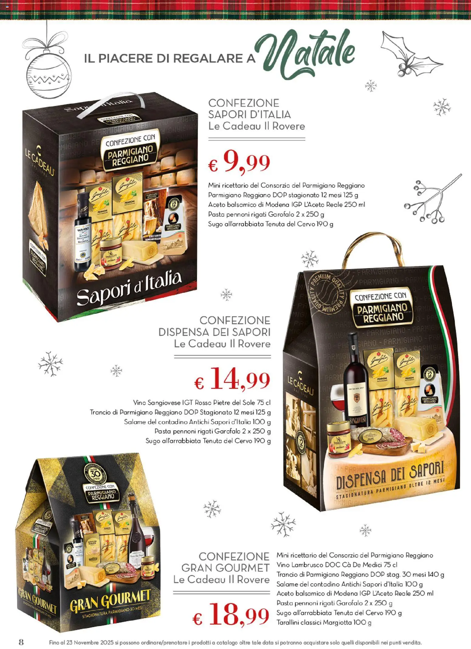 Volantino Conad del 06.11.2025 | Pagina: 8 | Prodotti: Salame, Pasta, Data, Aceto