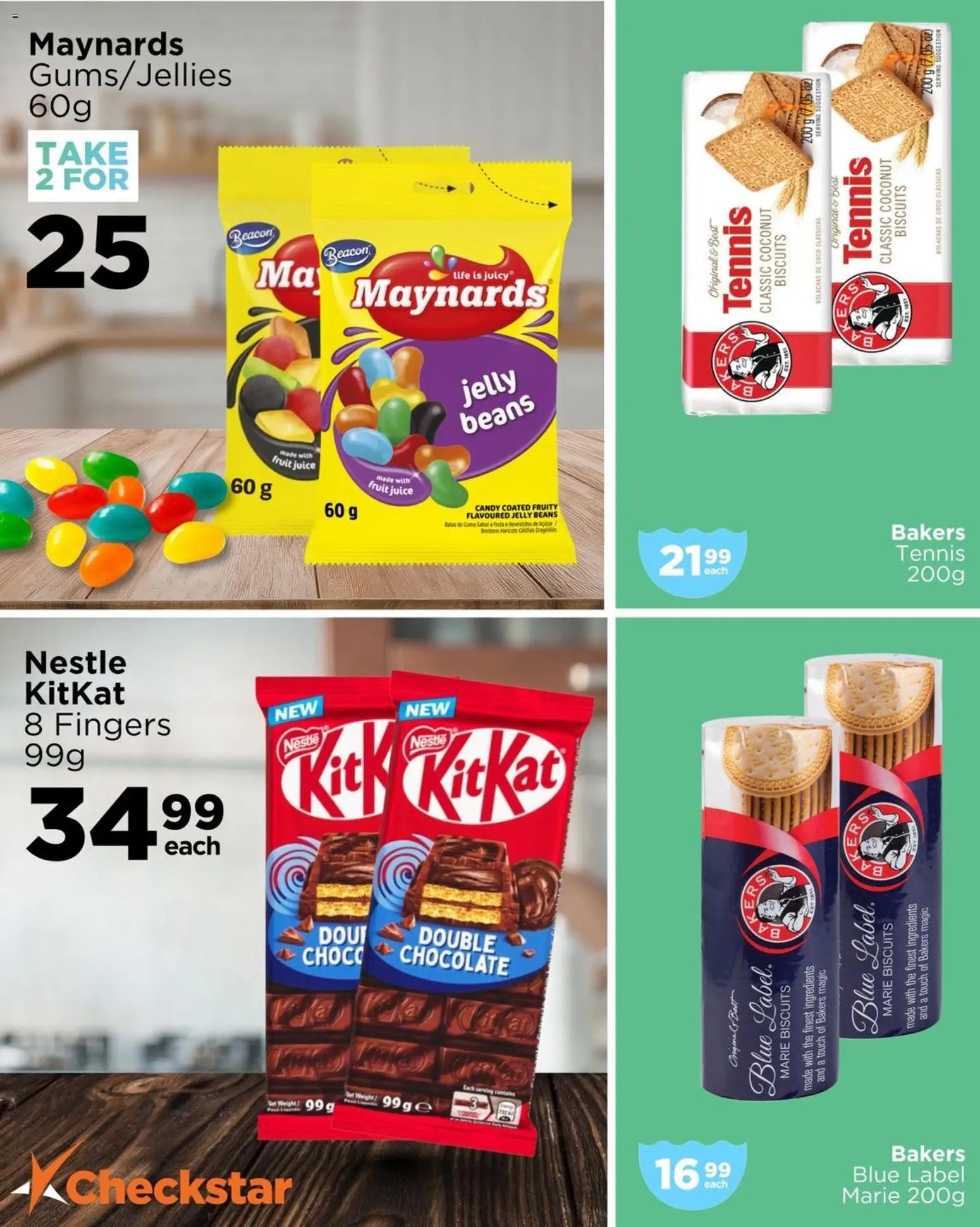 New Check Star catalogue – valid from 08.04.2026 | Page: 5 | Products: Beans, Biscuits, Juice, Fruit