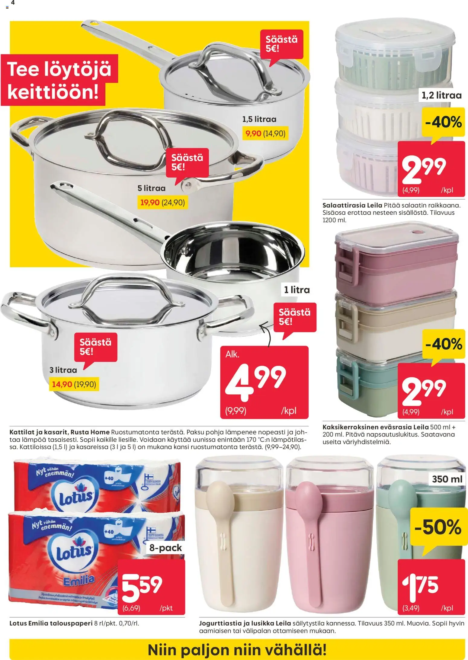 Rusta tarjoukset – voimassa 12.01.2026 alkaen | Sivu: 4 | Tuotteet: Kansi, Tee