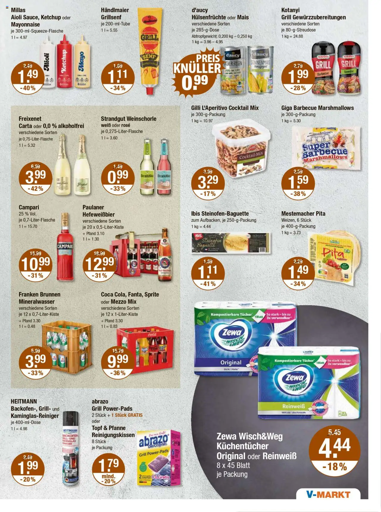 V-Markt - Hallertau/Oberpfalz - gültig ab dem 31.07.2025 | Seite: 13 | Produkte: Mezzo mix, Campari, Weinschorle, Oder mezzo mix
