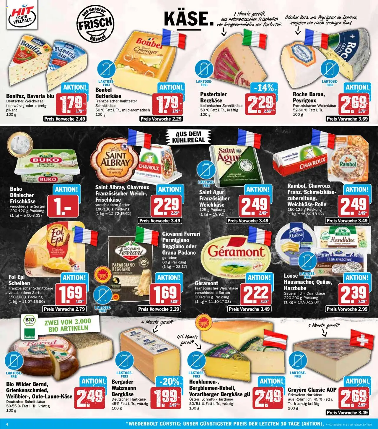 HIT - Nordrhein-Westfalen – gültig ab 22.09.2025 | Seite: 6 | Produkte: Geramont, Creme, Frischkase