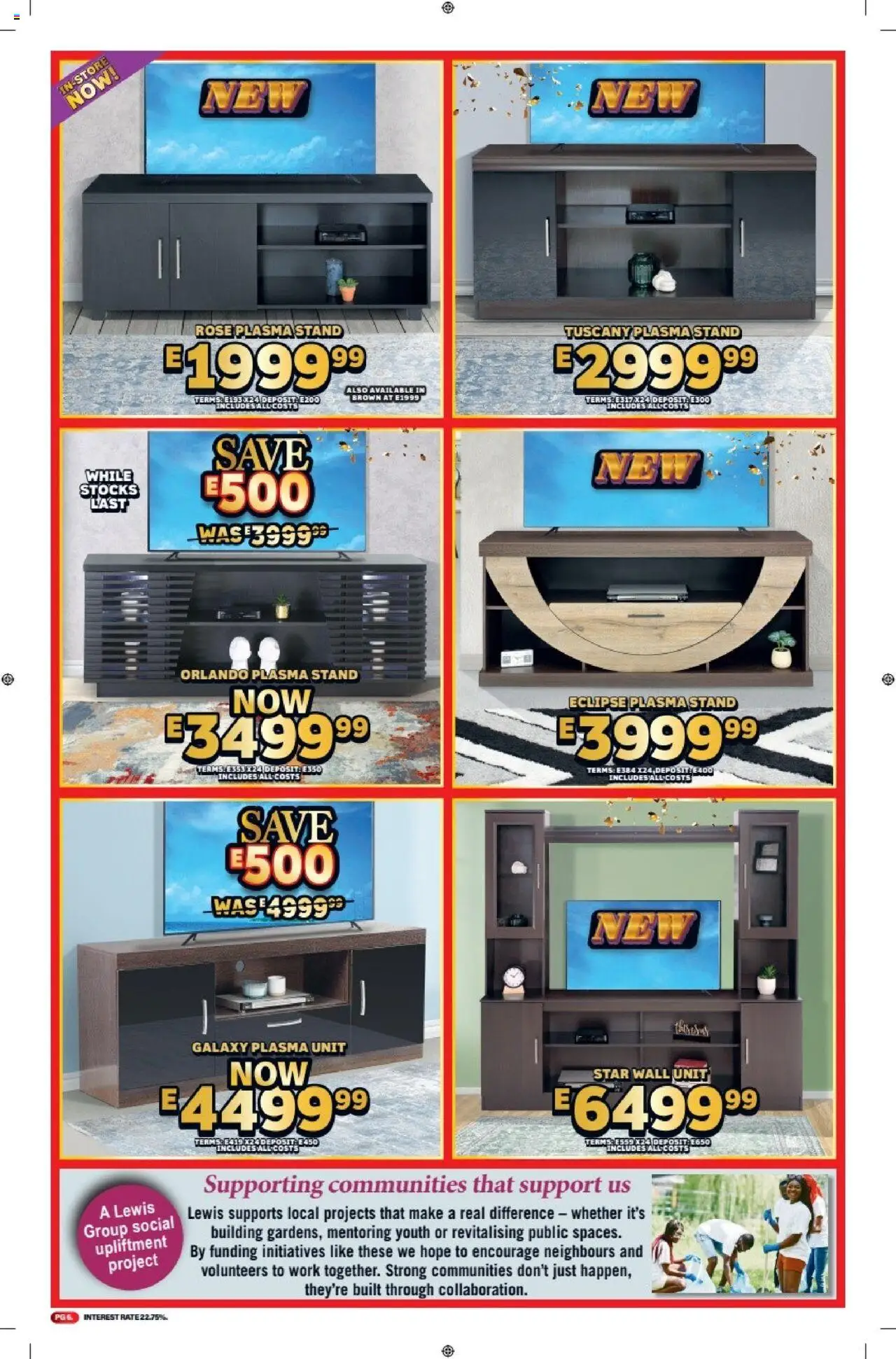Lewis Stores - Eswatini Brochure │ valid from 11.08.2025 | Page: 6 | Products: Wall unit, Plasma unit