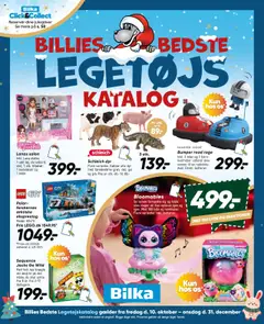 Bilka - Billies Bedste Legetøjskatalog gyldig fra 10.10.2025