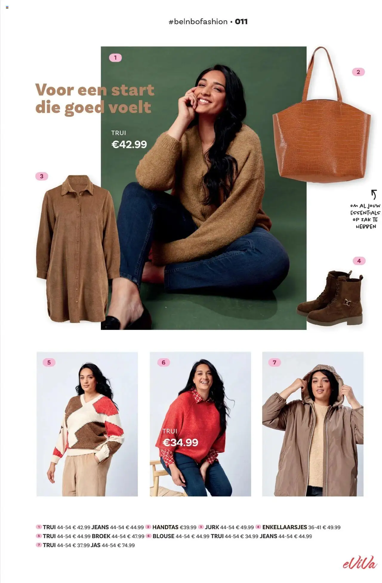  | Pagina: 11 | Producten: Handtas, Trui, Blouse, Jas