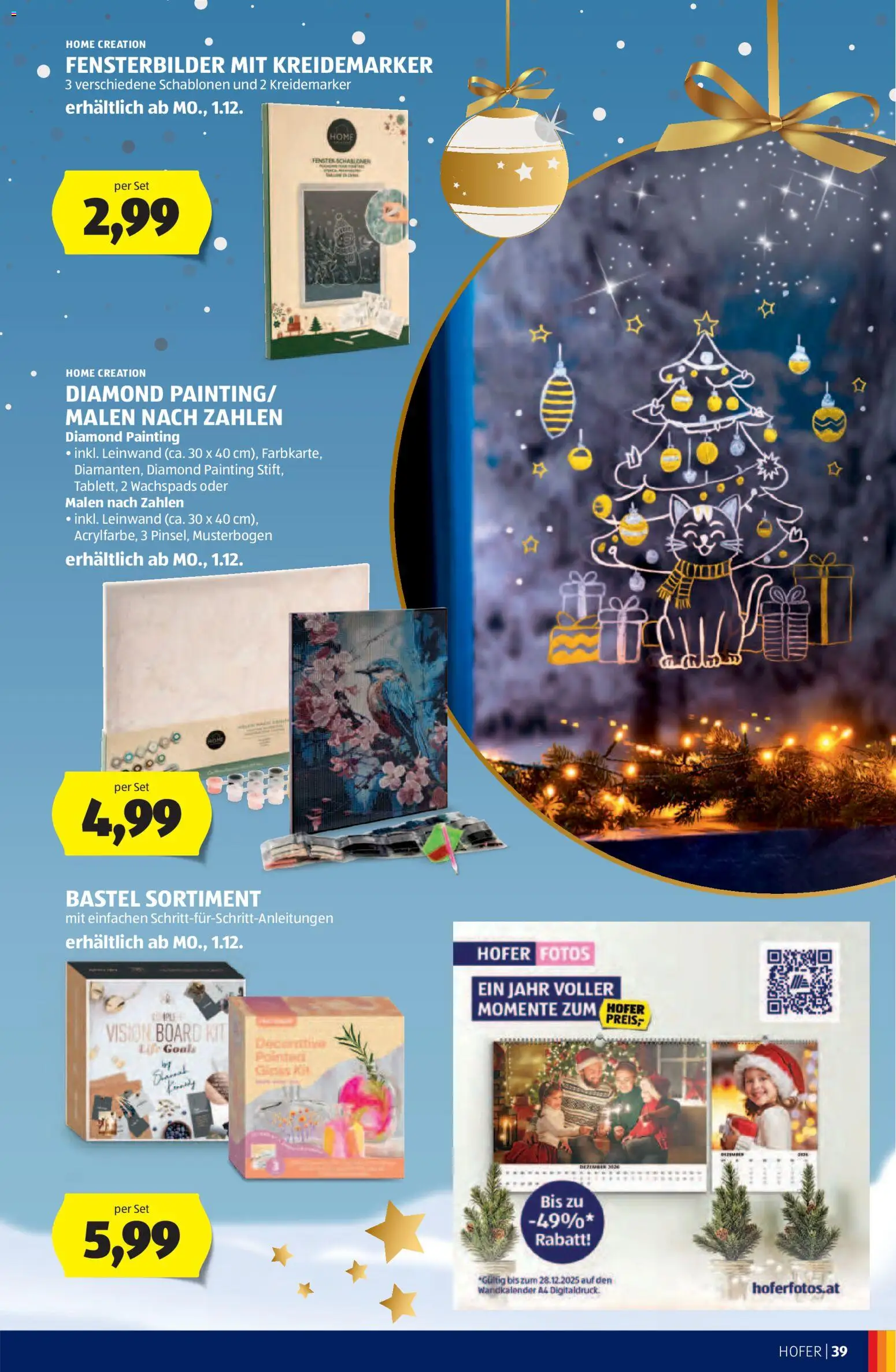 Hofer Weihnachtskatalog gültig ab 05.11.2025 | Seite: 39