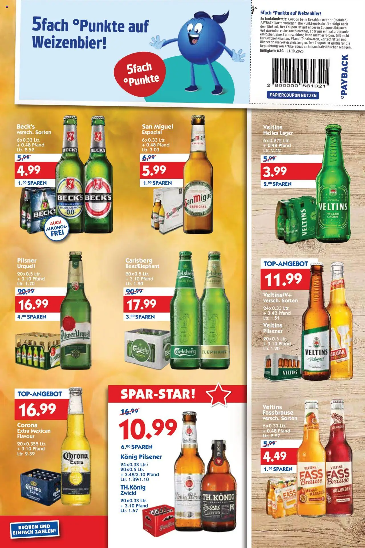 HOL’AB! Prospekt 	 – gültig ab 06.10.2025 | Seite: 3 | Produkte: Konig pilsener, Mango, Fassbrause, Veltins