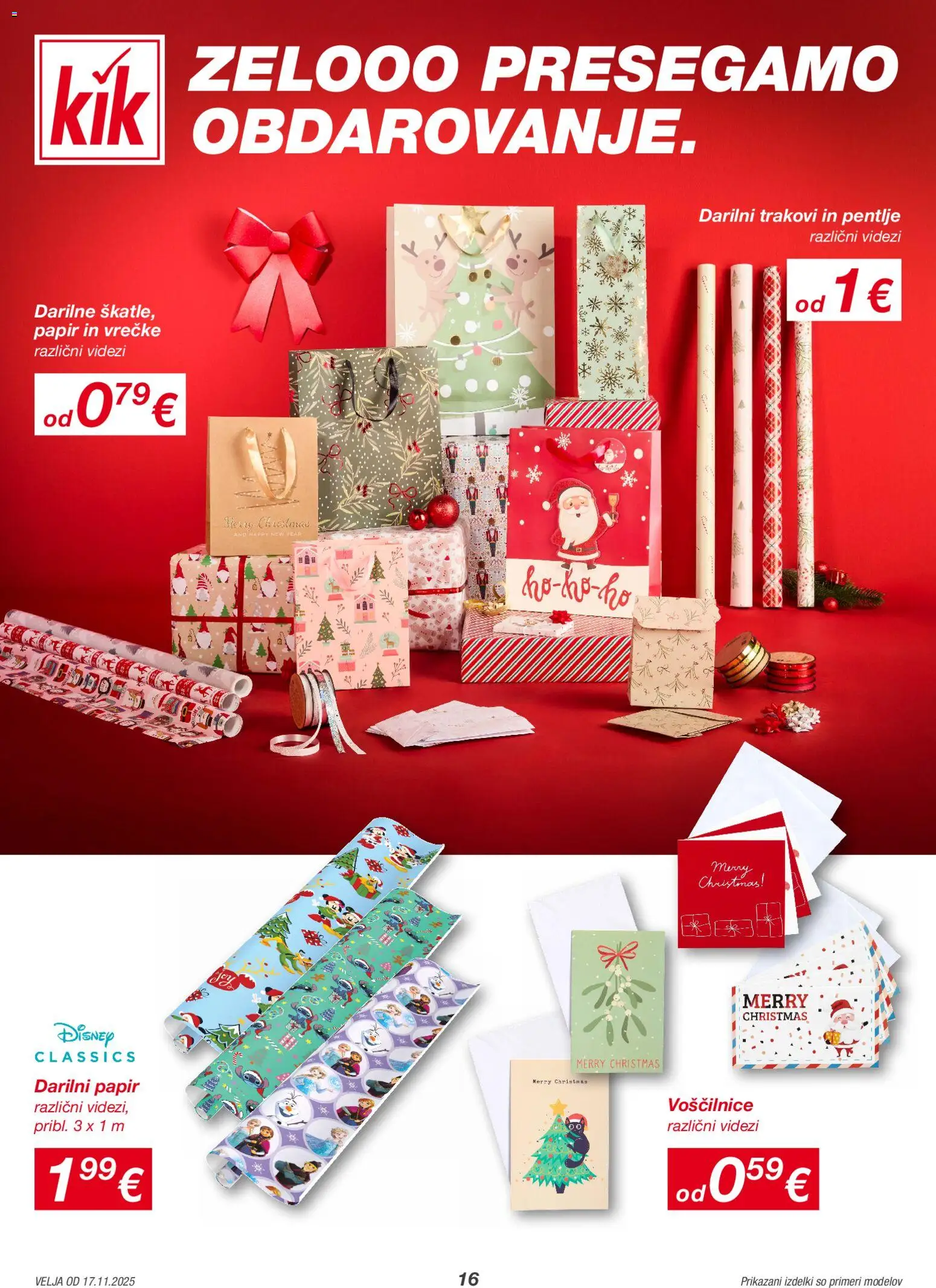 Novi Kik katalog ponudbe – veljaven od 17.11.2025 | Stran: 16