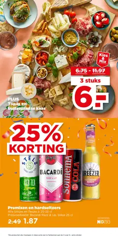 BREEZER Exotic Passionfruit Mango, Flavoured Alcoholic Drink - Voorbeeld van een folder van Plus, geldig van 22.04.2026 | Pagina: 6 | Producten: Kaas, Alcohol, Mango