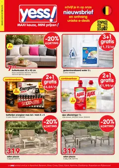 yess! folder - Voorbeeld van een folder van yess!, geldig van 03.03.2026