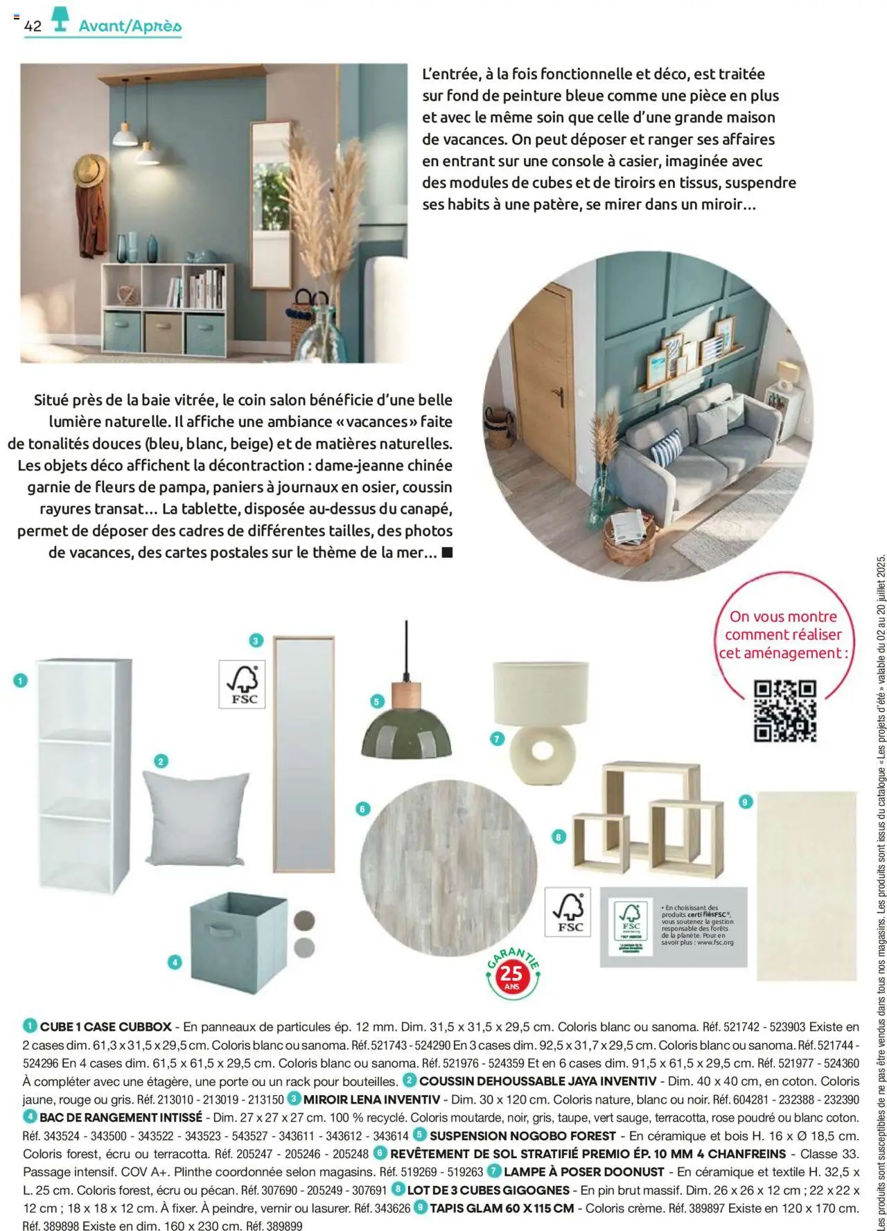  | Page: 42 | Produits: Habits, Transat, Plinthe, Miroir