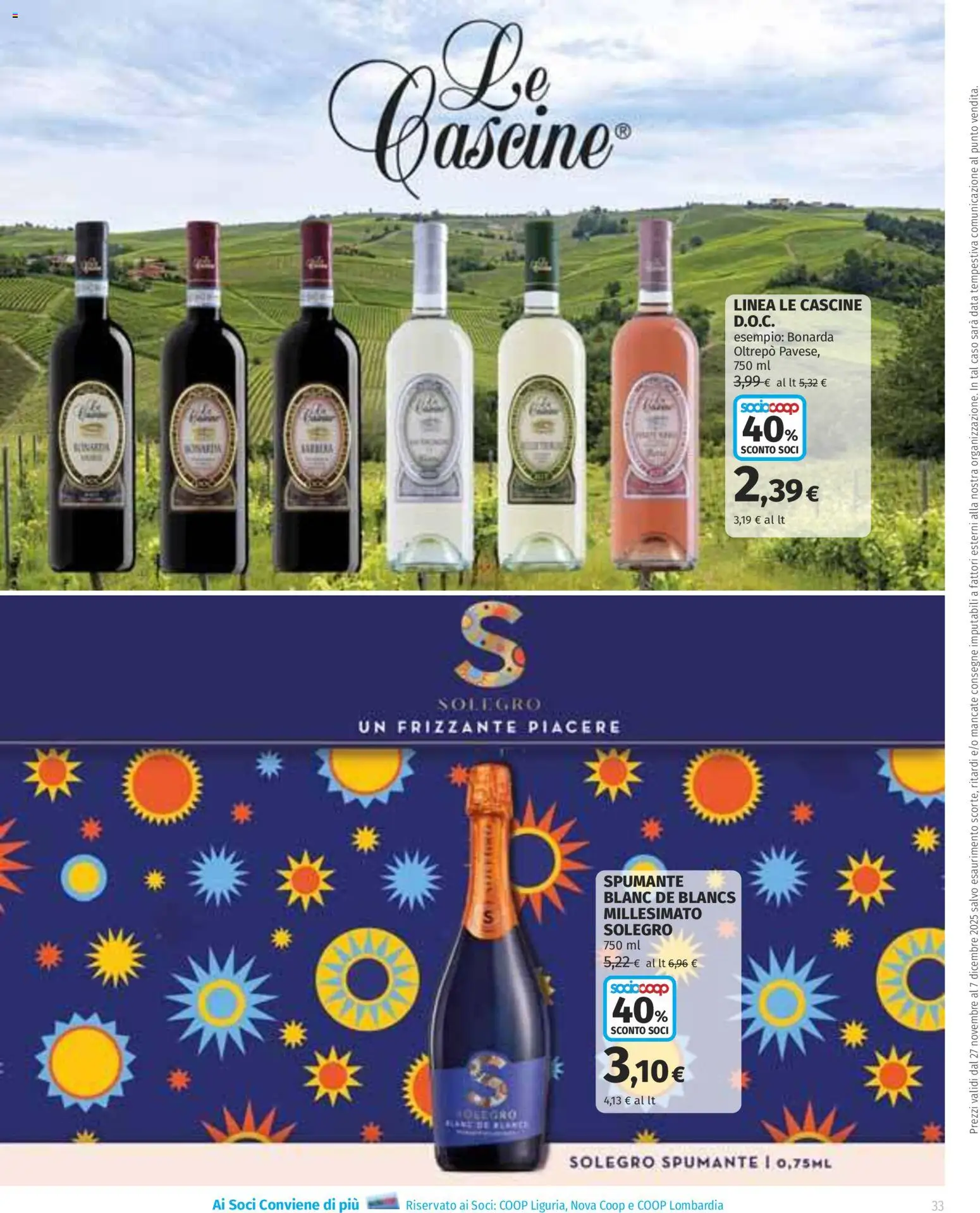 Volantino COOP del 27.11.2025 | Pagina: 33 | Prodotti: Spumante