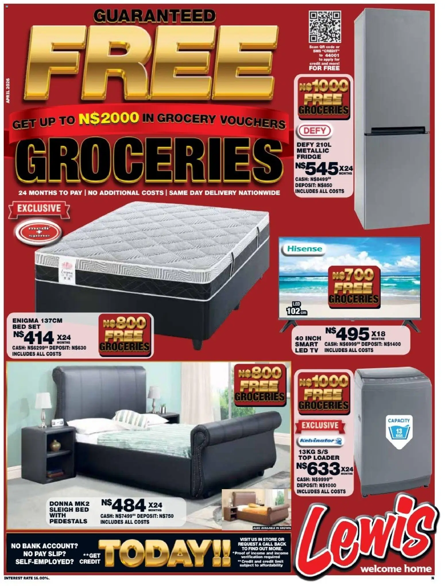 New Lewis Stores catalogue – valid from 13.04.2026 | Page: 1