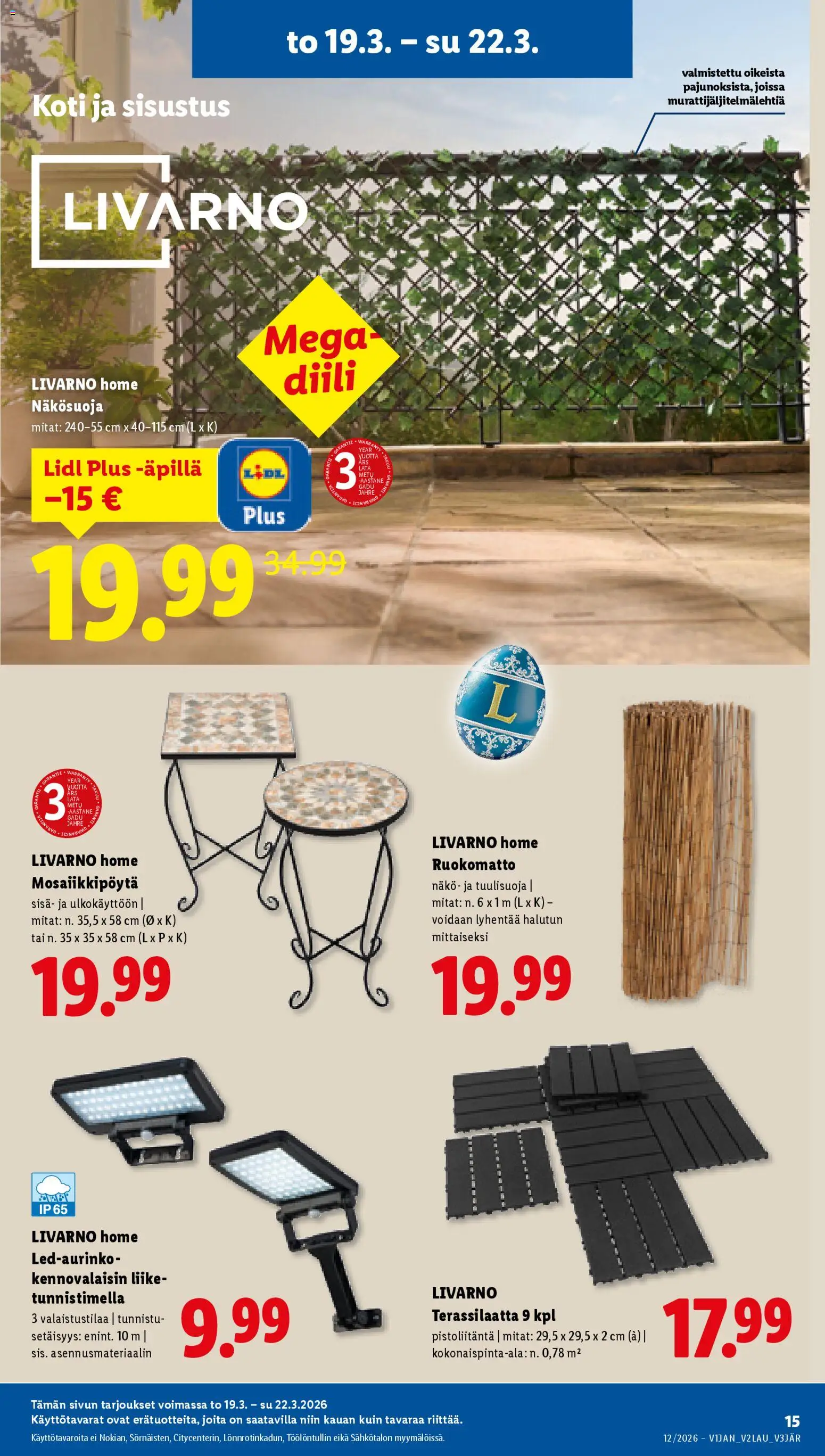 Lidl tarjoukset - Rovaniemi – voimassa 19.03.2026 alkaen | Sivu: 19