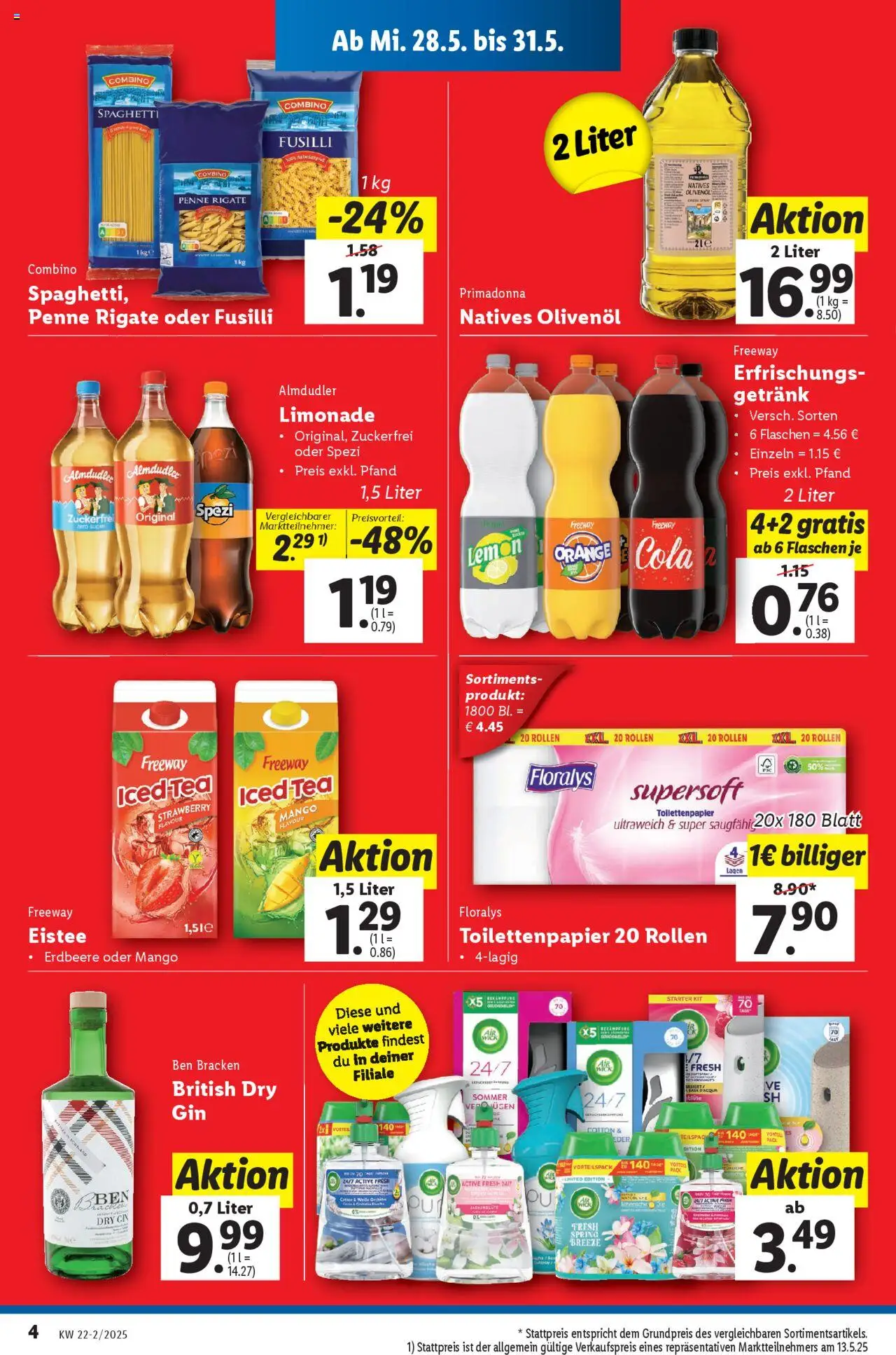 Lidl - Flugblatt gültig ab 28.05.2025 | Seite: 6 | Produkte: Gin, Mango, Hajdina liszt