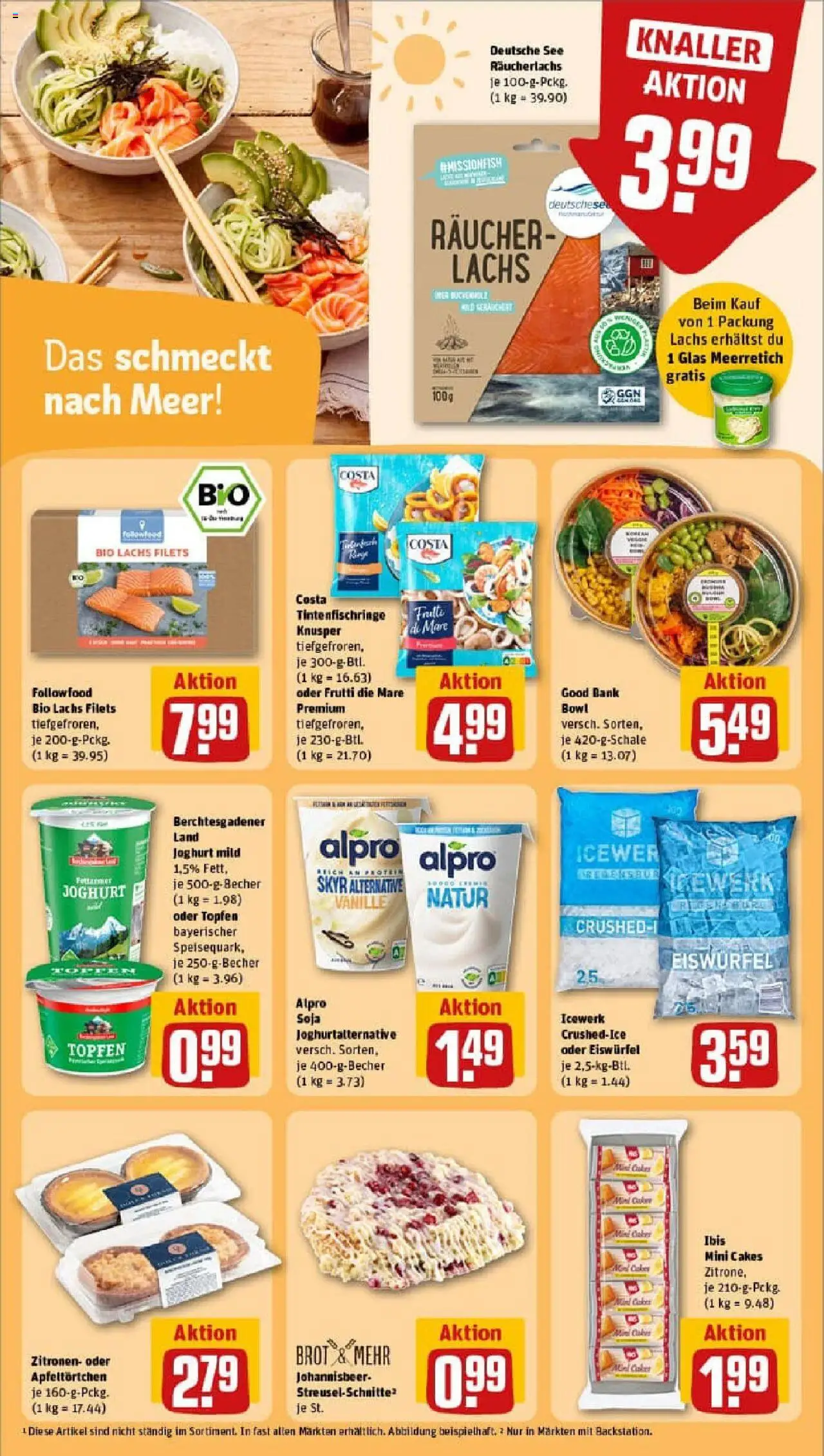Rewe prospekt Münchsmünster	 - gültig ab dem 29.06.2025 | Seite: 23 | Produkte: Joghurt, Alpro joghurt, Brot, Zitronen