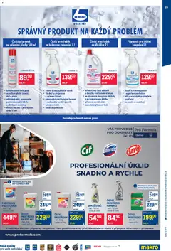 Náhled letáku Makro leták - Úklid a kosmetika od 25.02.2026 | Strana: 15 | Produkty: Savo, Tabule, Koberce, Odmašťovač