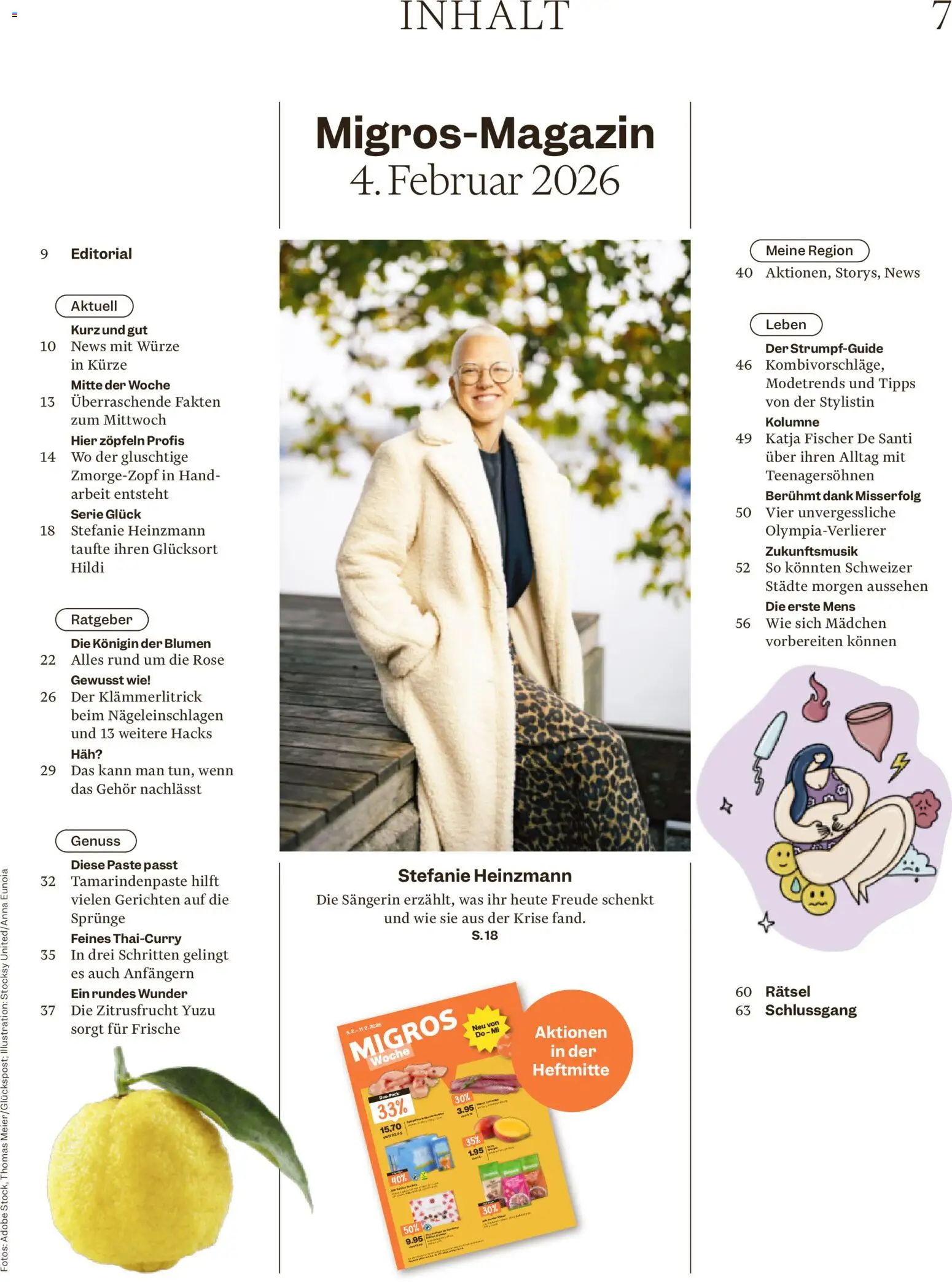Migros - Magazin – gültig ab 04.02.2026 | Seite: 7