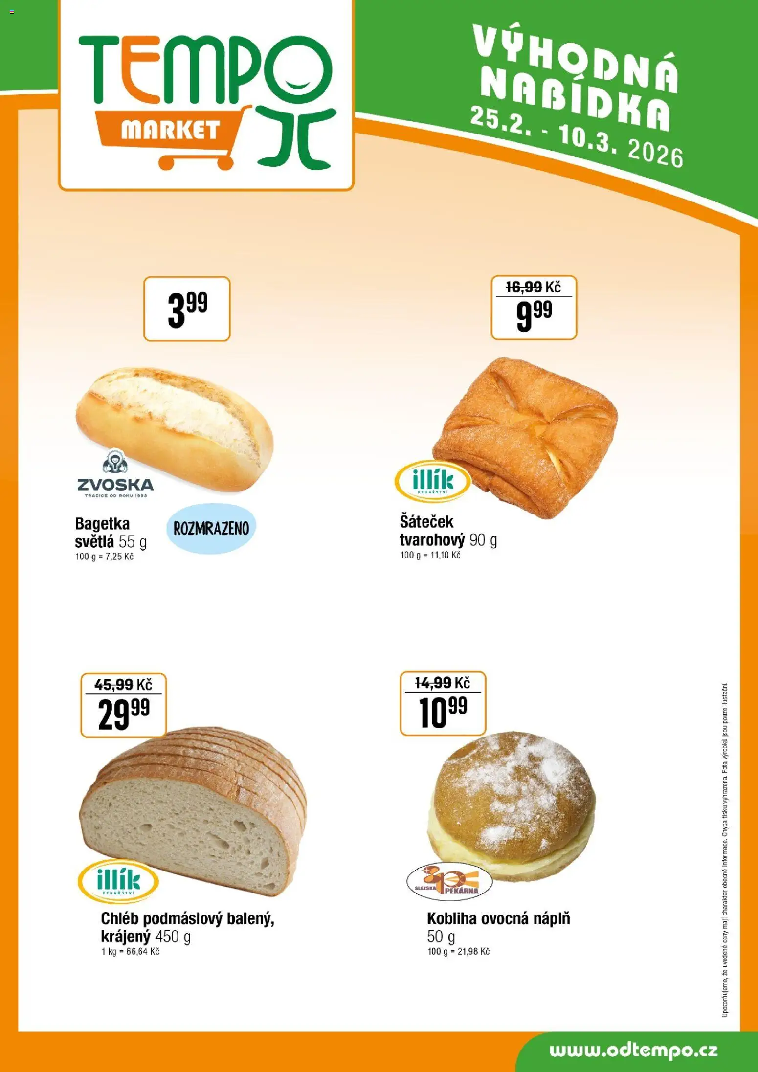 Tempo leták od 25.02.2026 | Strana: 13 | Produkty: Chléb, Pekárna