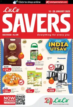Preview of Lulu Hypermarket - Lulu Savers - Abu Dhabi & Al Ain valid from 19.01.2026 | Page: 1 | Products: Čaj, Hovězí maso, Videokamera