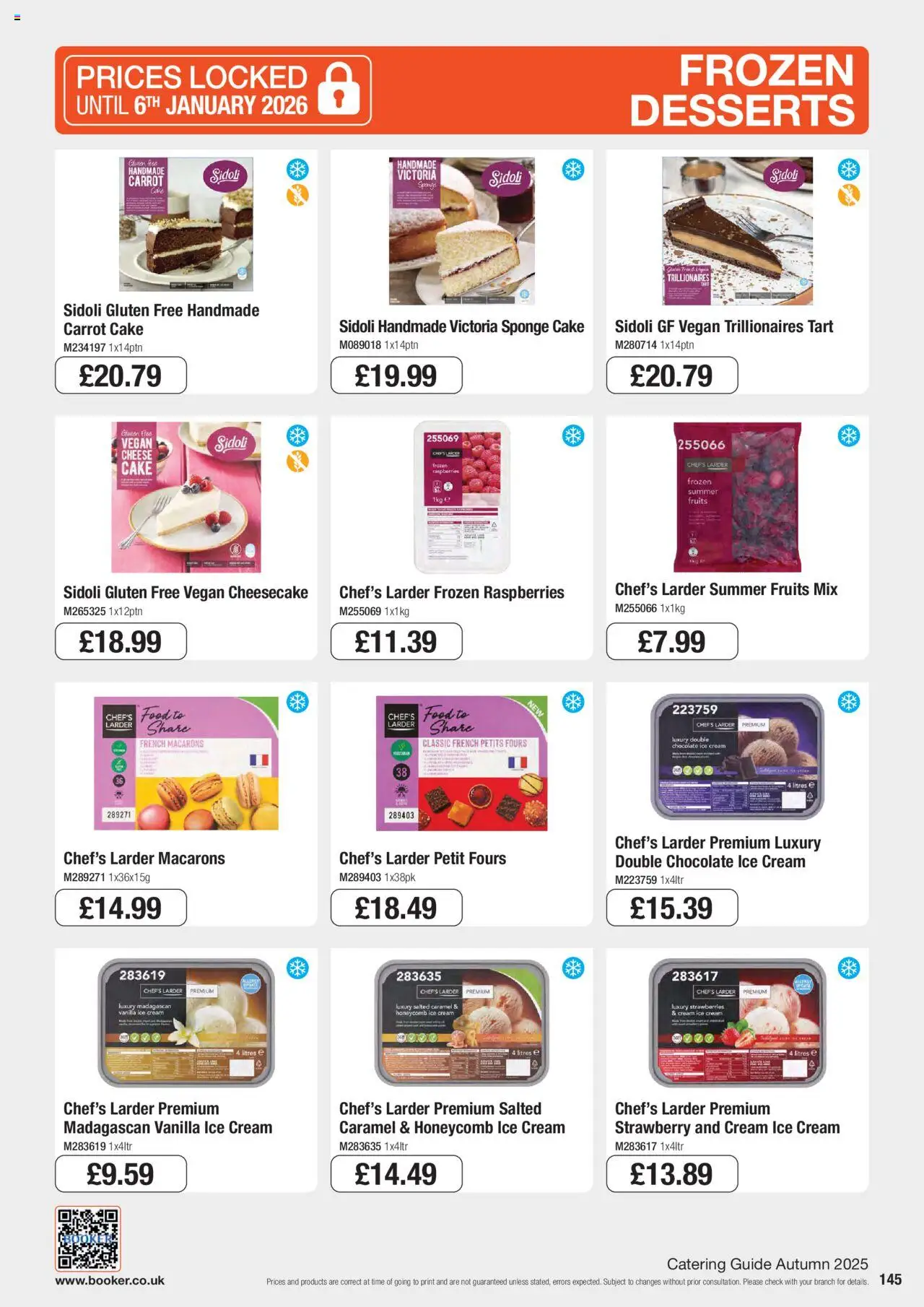 {H1} | Page: 145 | Products: Cheese, Chocolate, Cream, Cake