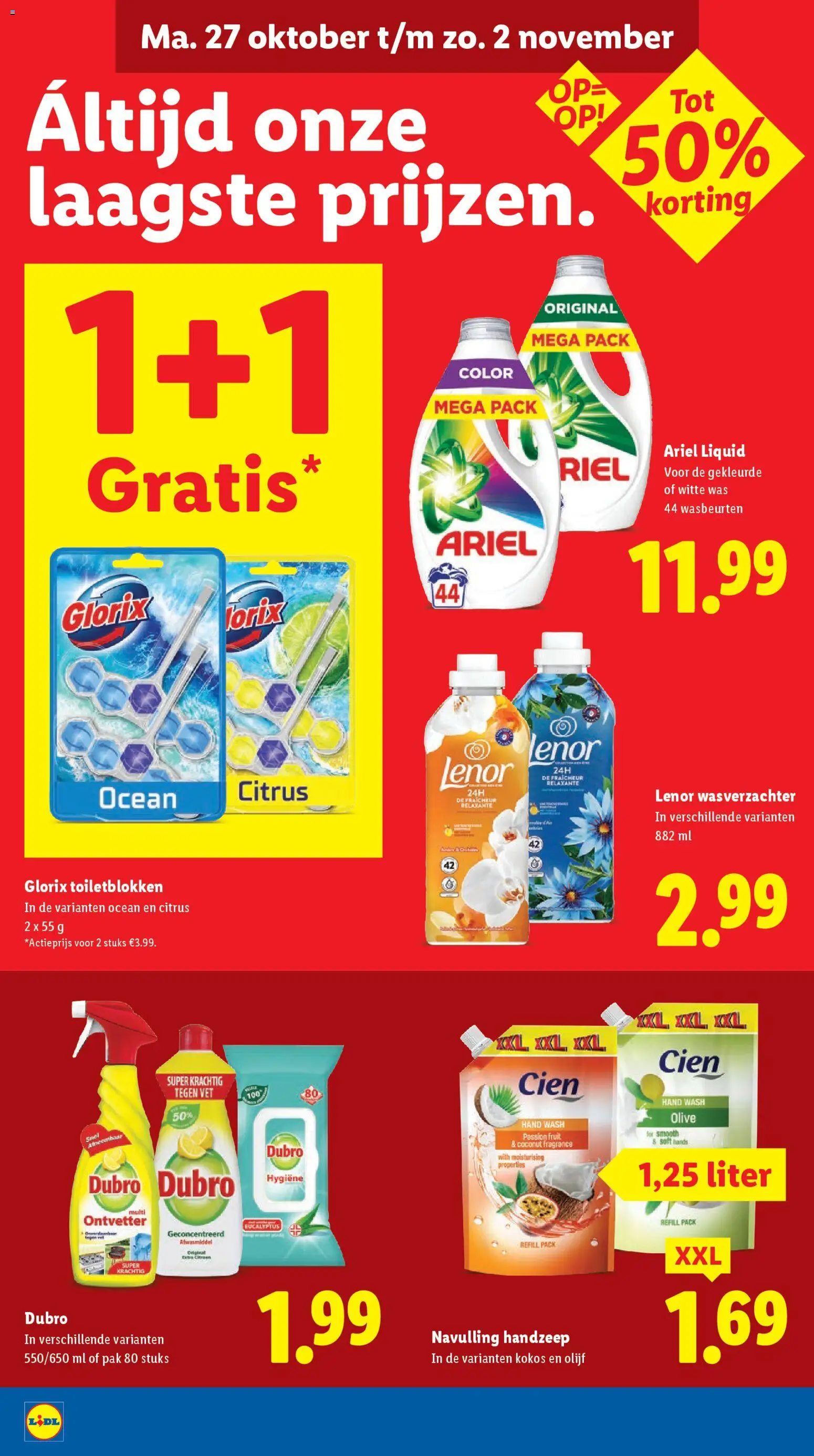 {H1} | Pagina: 18 | Producten: Wasverzachter, Afwasmiddel, Was, Fruit