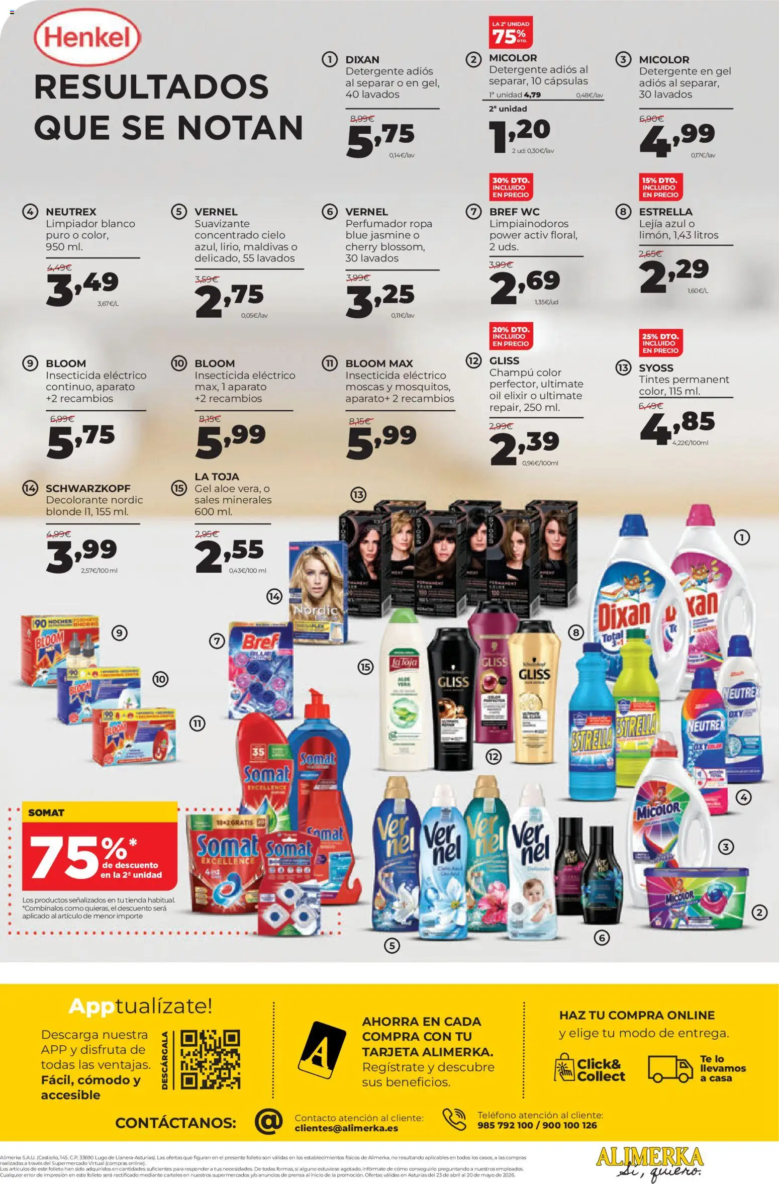 Alimerka folleto Asturias │ válido desde el 23.04.2026 | Página: 49 | Productos: Té, Teléfono, Ropa, Prensa