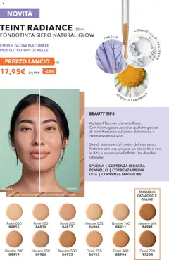 Anteprima del volantino Yves Rocher Catalogo Glow Energie valido a partire dal 23.09.2025 | Pagina: 31 | Prodotti: Spugna, Fondotinta, Acqua, Pennello