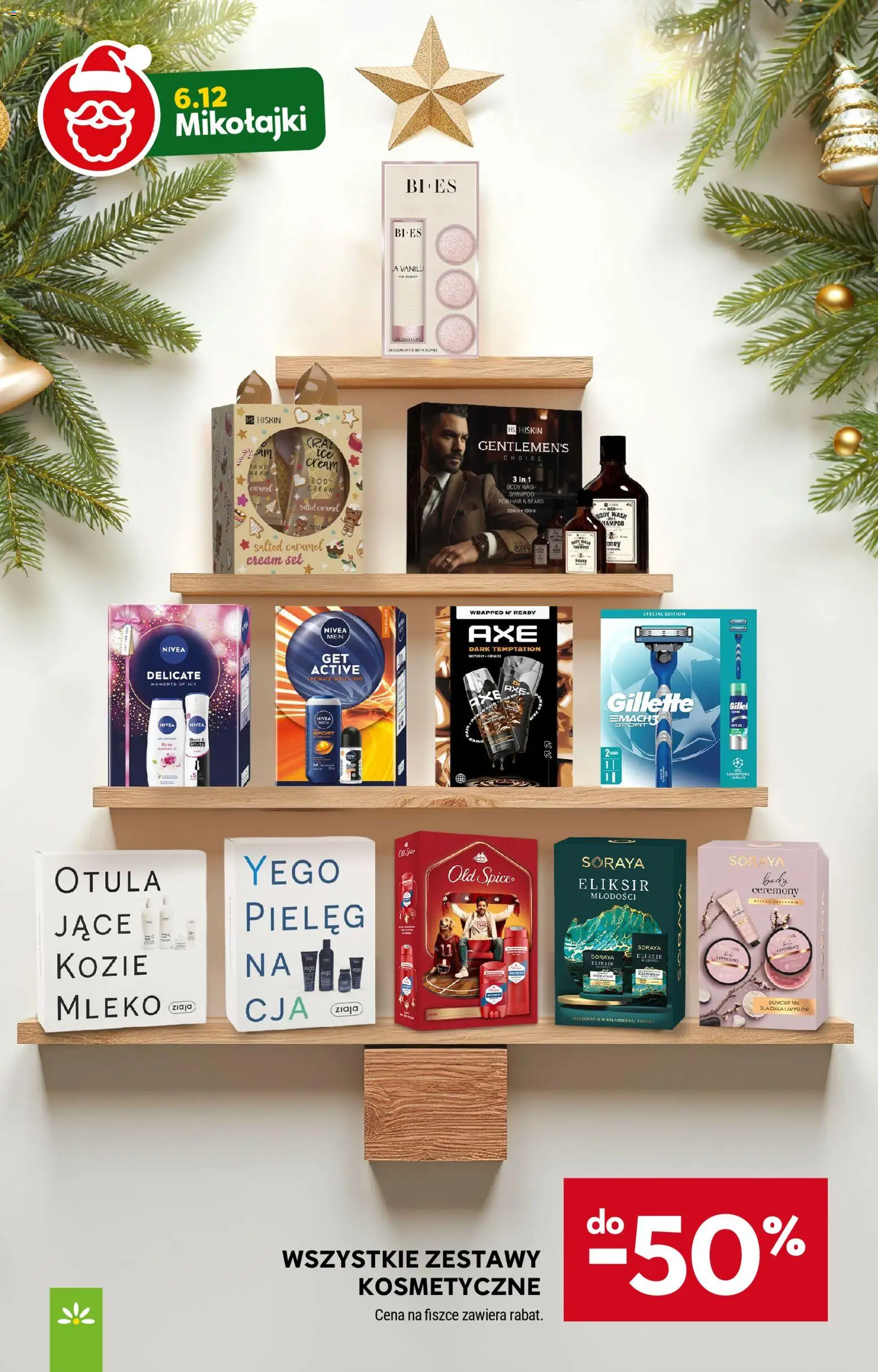 Stokrotka Gazetka od 04.12.2025 | Strona: 3 | Produkty: Gillette, Mleko, Body