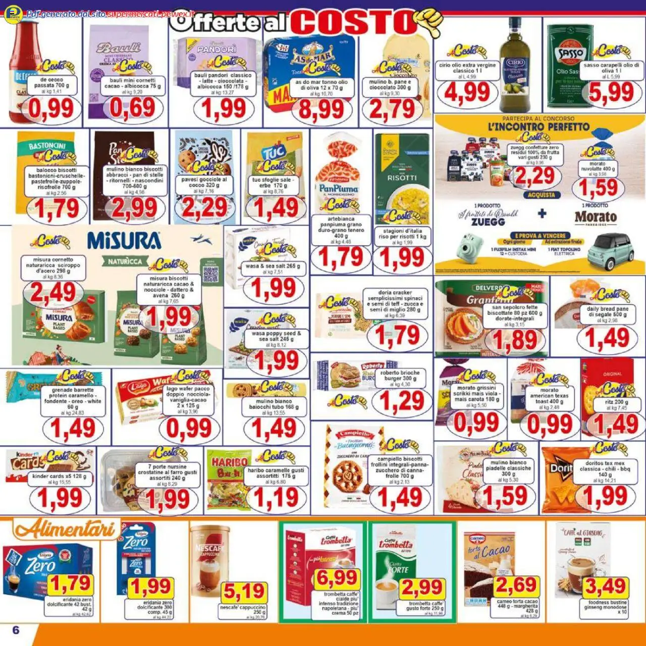 Volantino Pewex del 17.09.2025 | Pagina: 6 | Prodotti: Crema, Cornetto, Carota, Farro