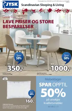 Forhåndsvisning av JYSK kundeavis gyldig fra 20.10.2025