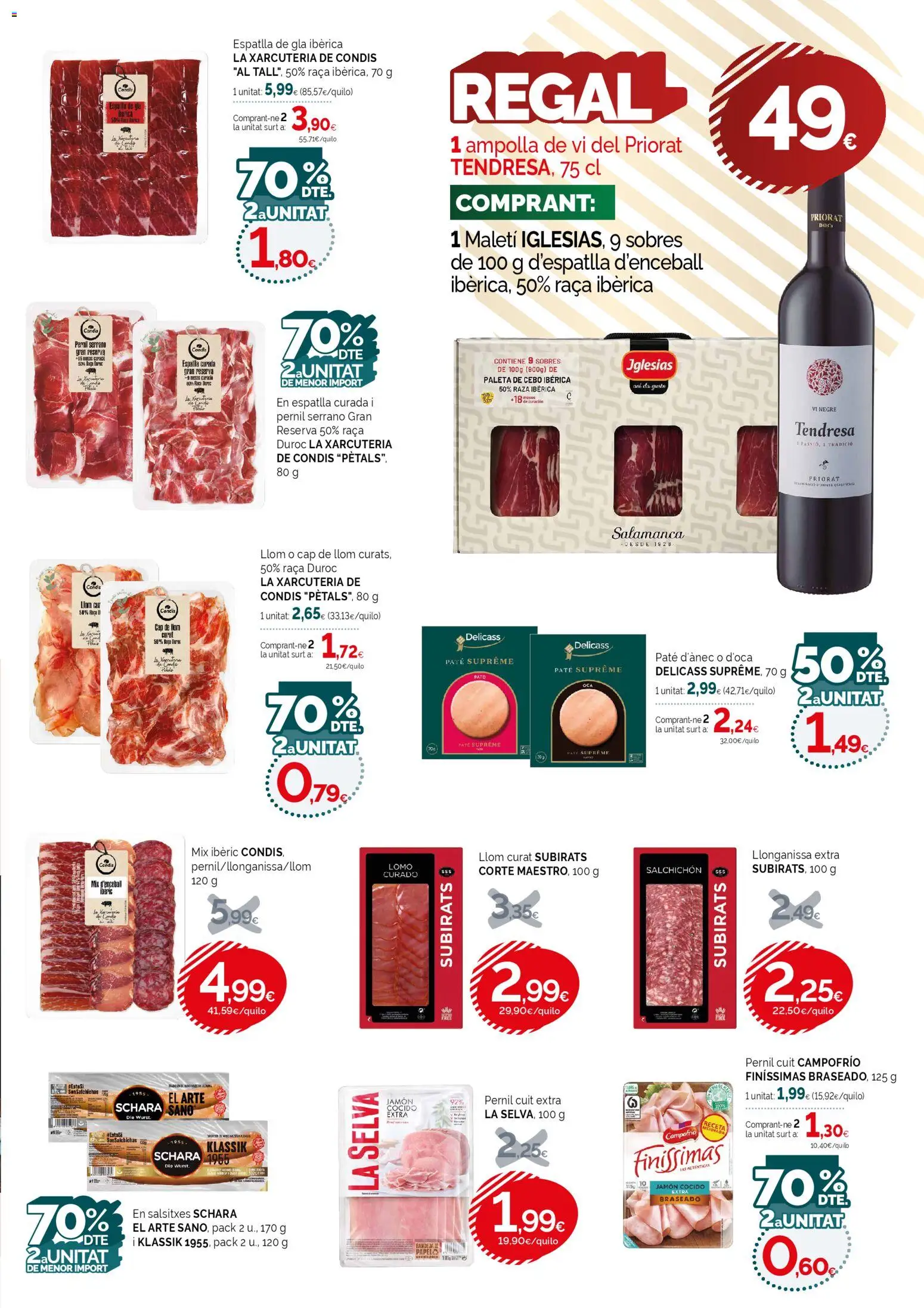 Condis folleto life │ válido desde el 03.12.2025 | Página: 3 | Productos: Jamón, Jamón cocido, Paté, Bandeja