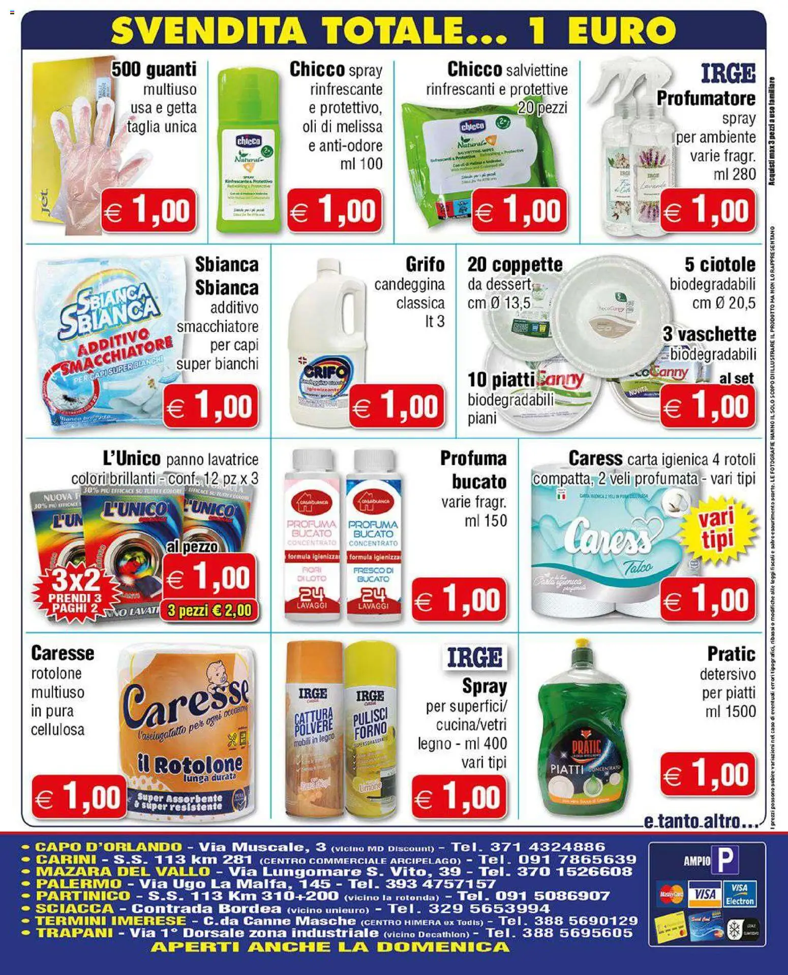 Volantino Magazzini Smart del 05.03.2026 | Pagina: 6 | Prodotti: Smacchiatore, Candeggina, Limone, Guanti