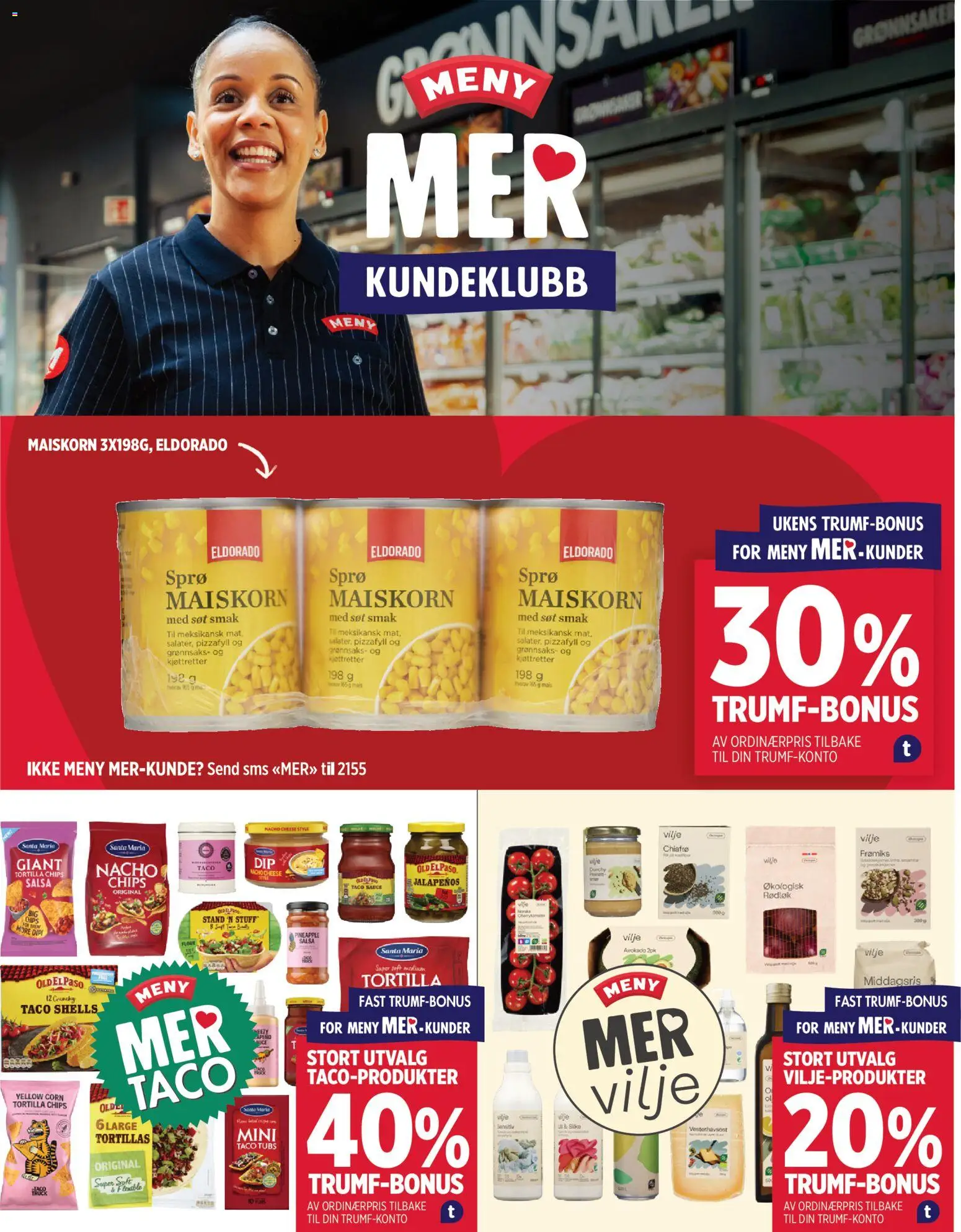 {H1} | Side: 9 | Produkter: Oksekød, Kirsebær, Rødløk, Taco