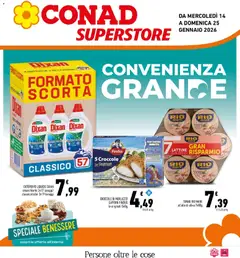 Anteprima del volantino Conad Superstore Sicilia catalogo valido a partire dal 14.01.2026