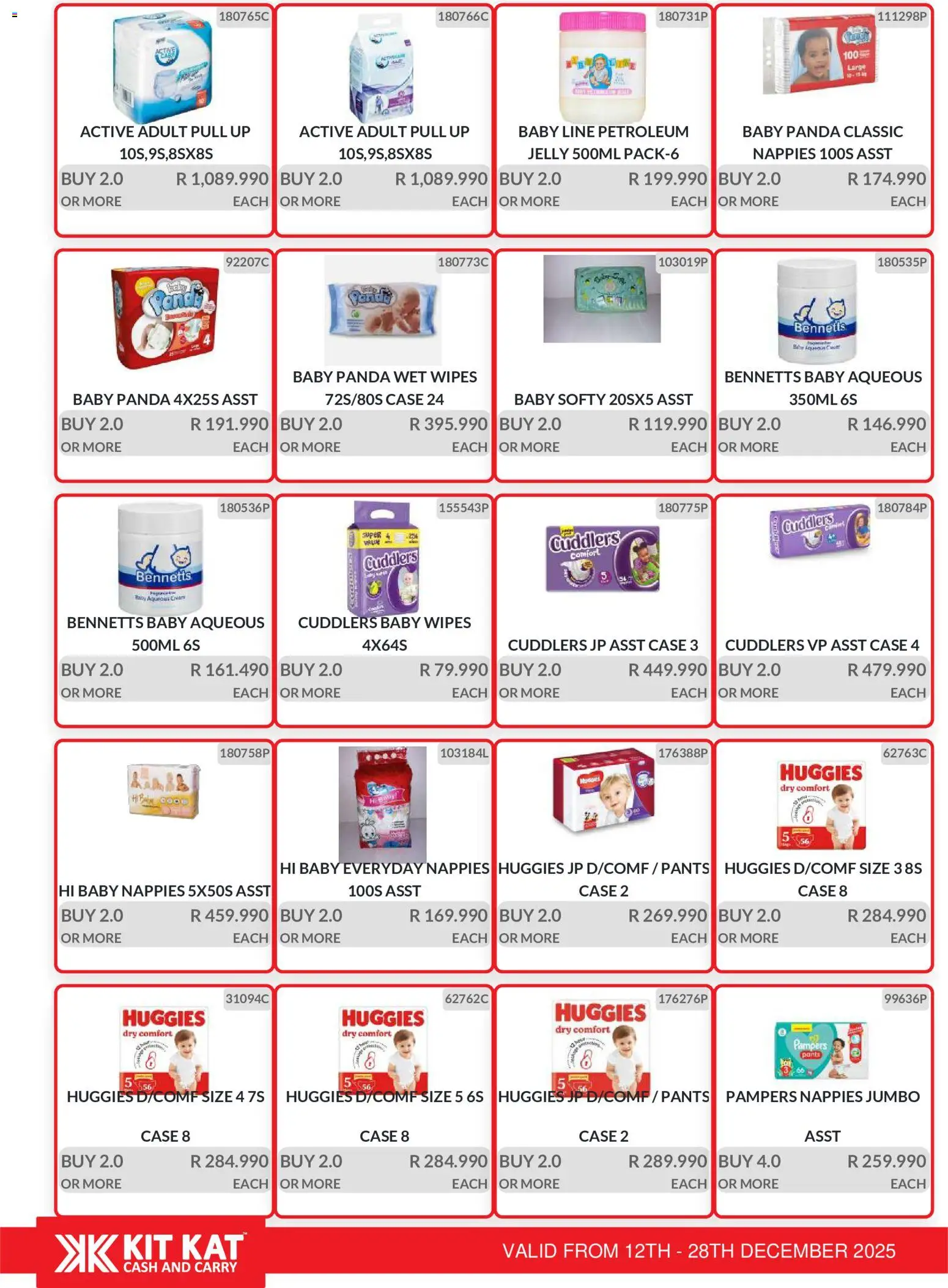 New KIT KAT Cash & Carry catalogue – valid from 12.12.2025 | Page: 24 | Products: Pants, Case, Cream, Nappies