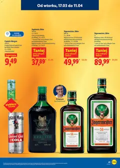 Pogląd oferty "Captain Morgan, 250 ml Original Spiced Gold & Cola lub White Rum & Mojito + kaucja 0,50 zł" - ważna od 17.03.2026 | Strona: 42