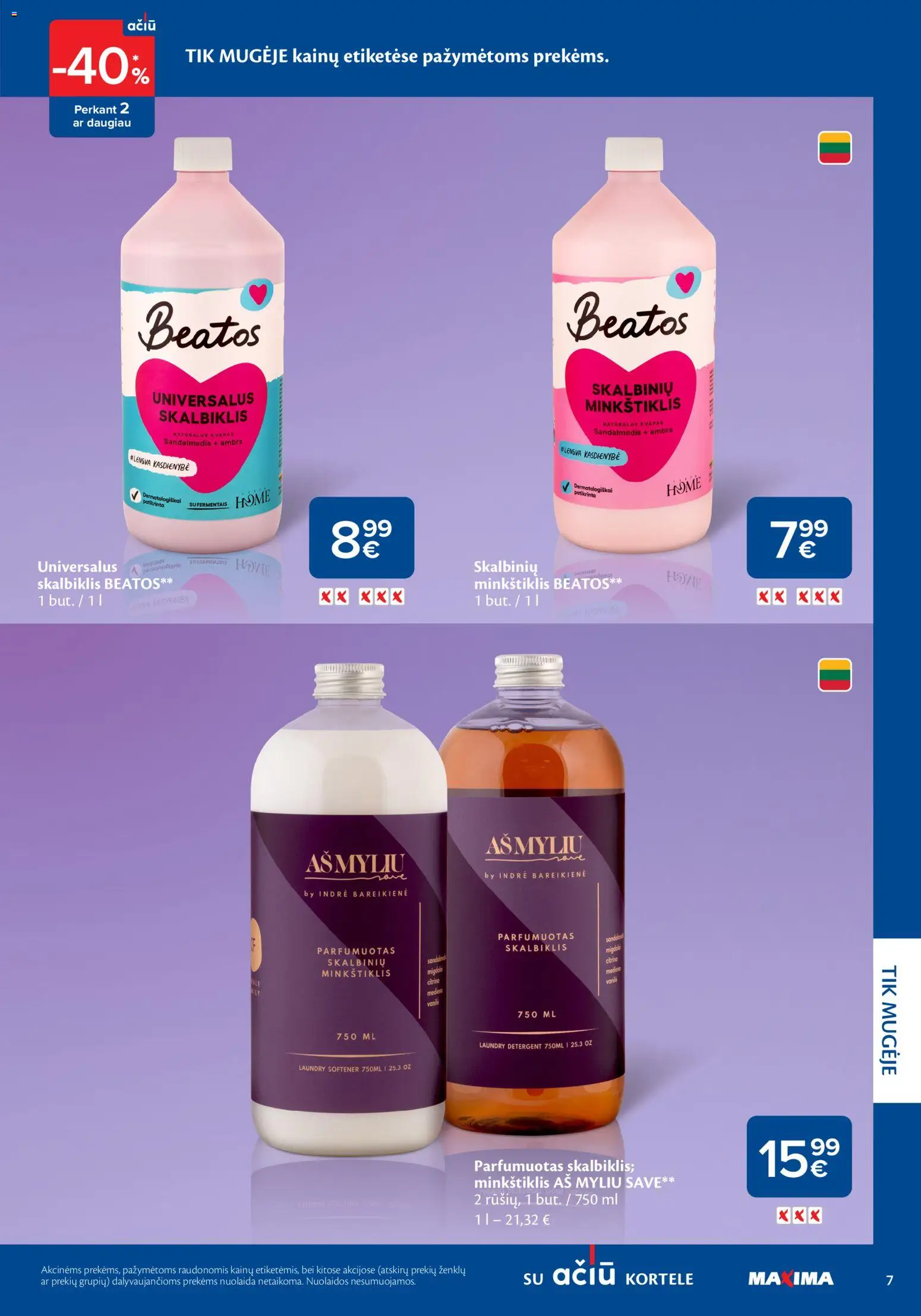 MAXIMA akcijos nuo 05.03.2026 | Puslapis: 7 | Prekių: Kvapas