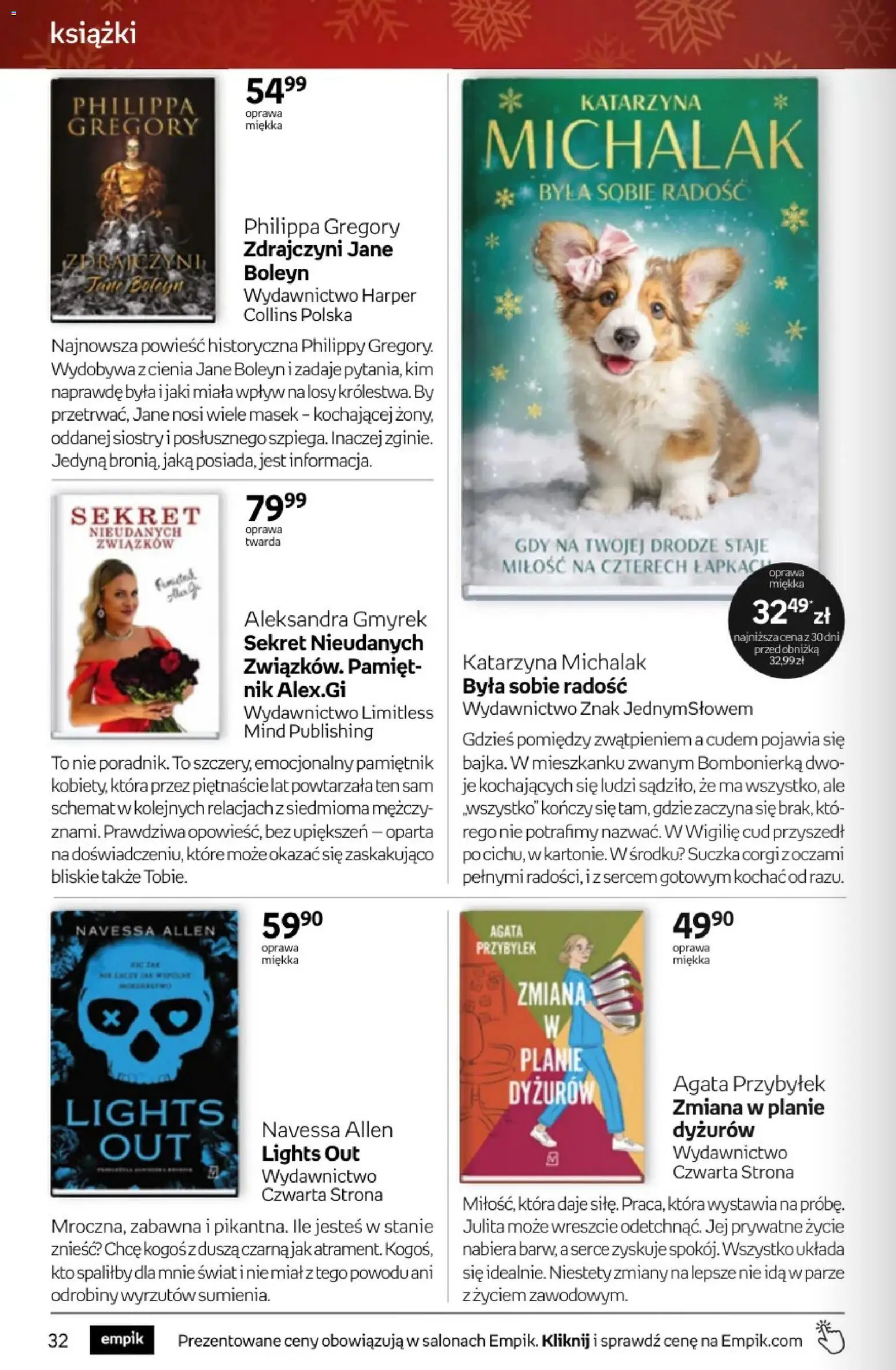 Empik promocje - Tom kultury Książki od 10.12.2025 | Strona: 32 | Produkty: Bombonierka, Książki