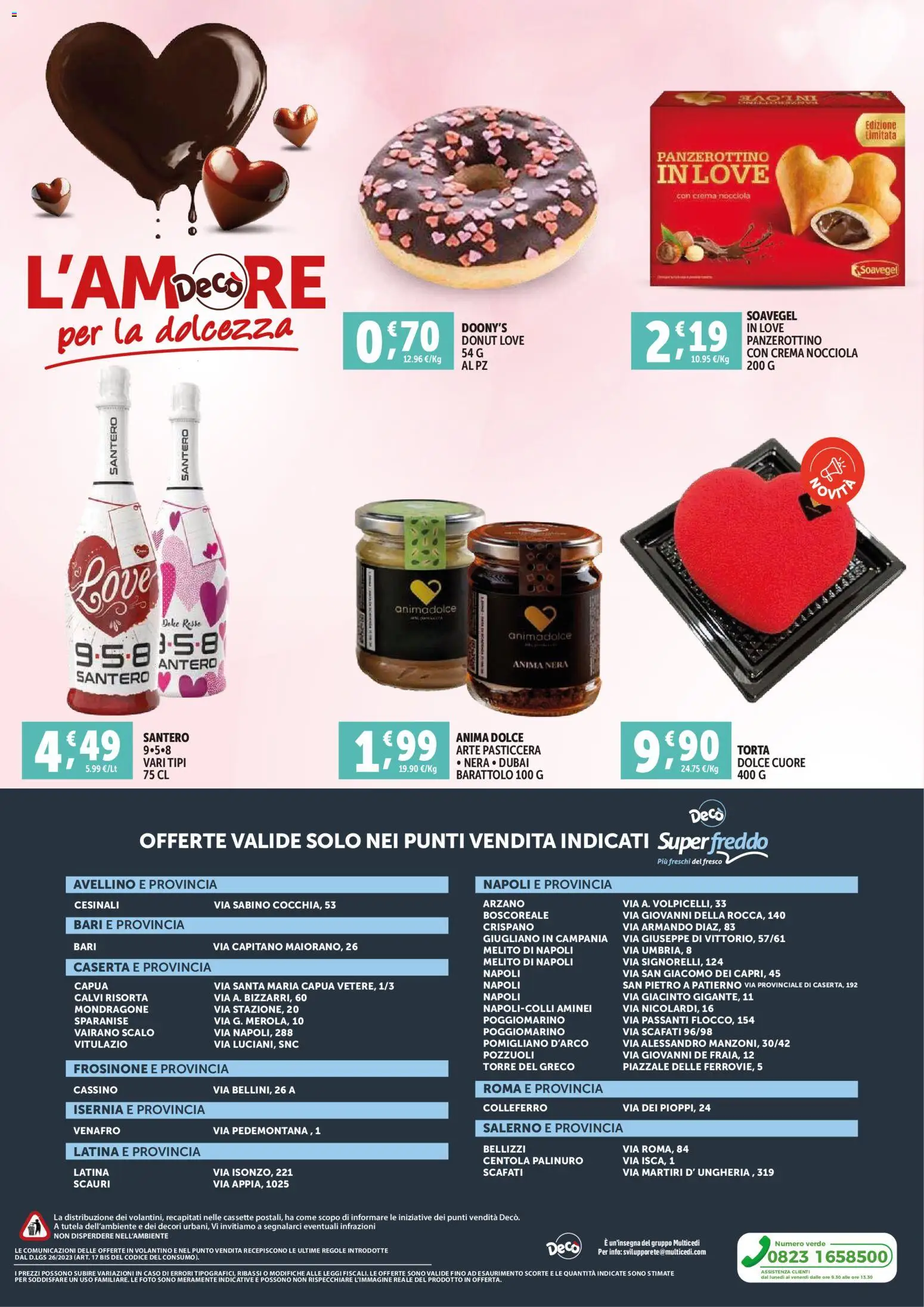 Volantino Decò del 11.02.2026 | Pagina: 8 | Prodotti: Crema, Torta