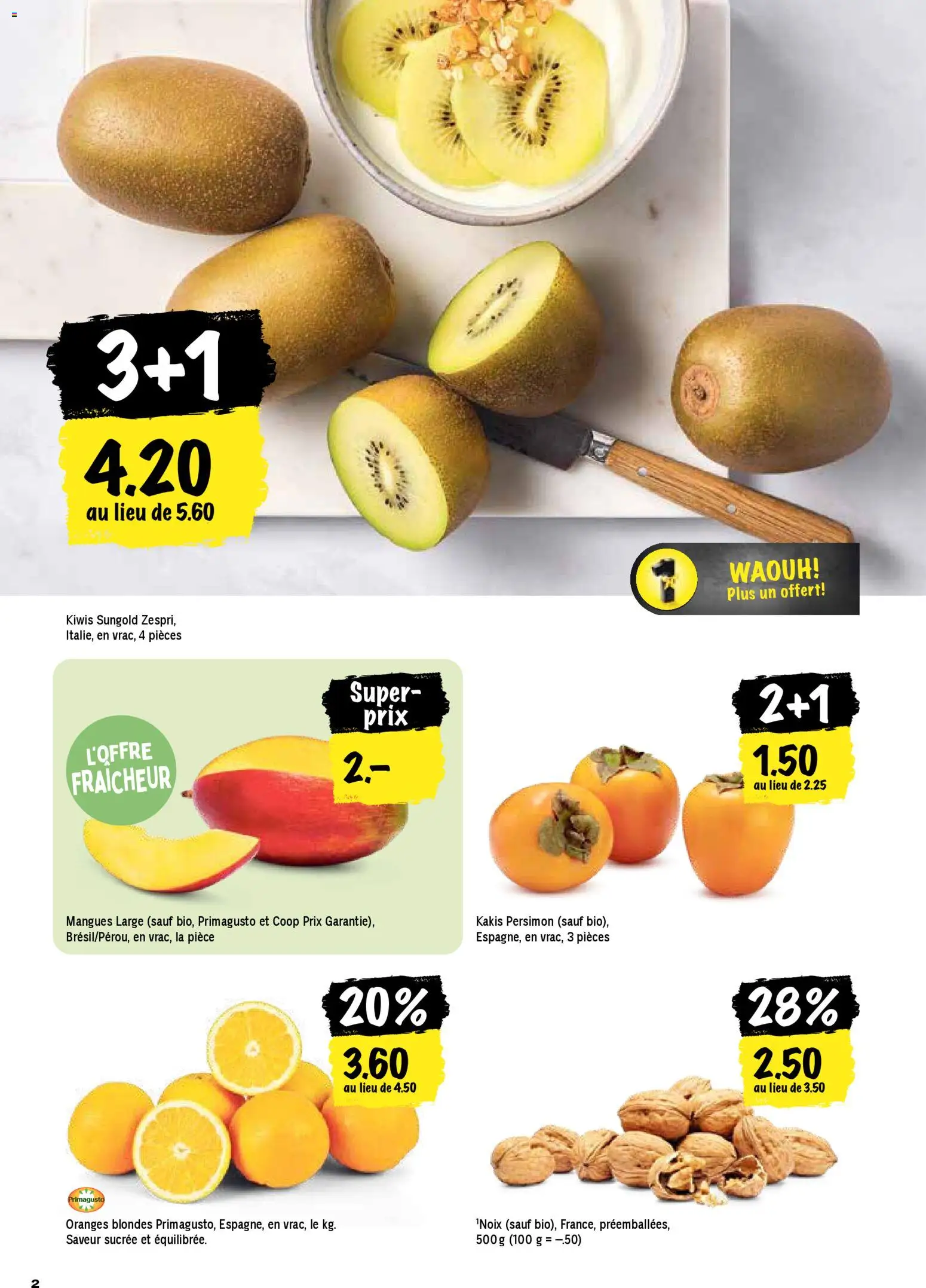 Coop - Les actions de la semaine – gültig ab 08.01.2026 | Seite: 2 | Produkte: Mango