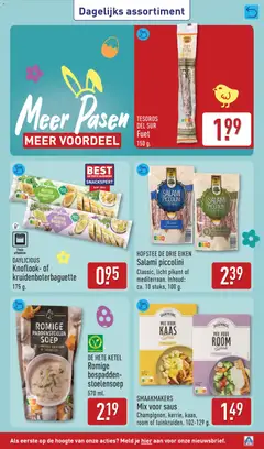 Aldi folder week 13 - Voorbeeld van een folder van Aldi, geldig van 23.03.2026 | Pagina: 29 | Producten: Salami, Room, Baguette, Knoflook