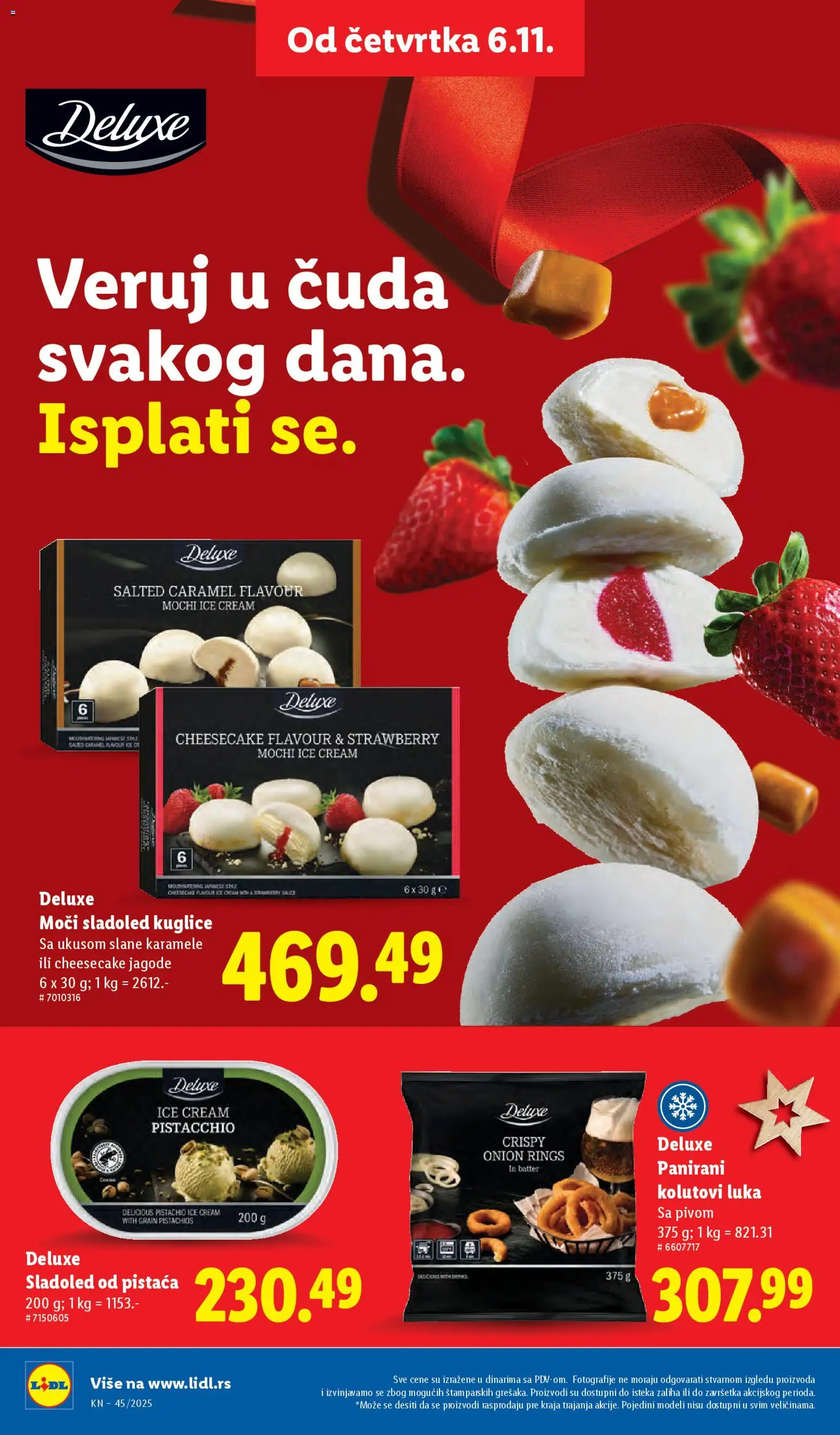 Lidl katalog - važi od 06.11.2025 | Strana: 32 | Proizvode: Jagode, Sladoled, Cheesecake