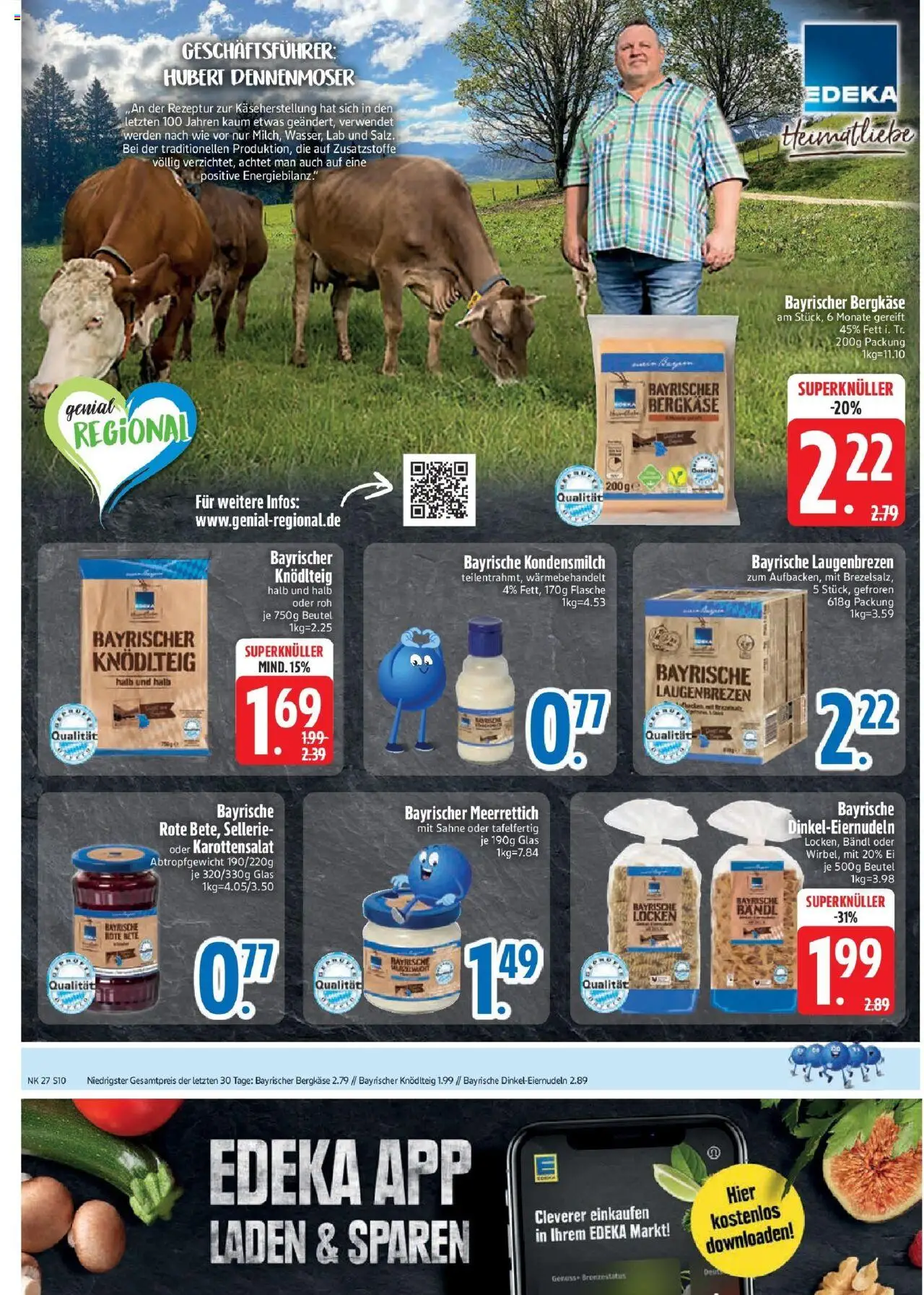 Edeka prospekt Murnau	 - gültig ab dem 29.06.2025 | Seite: 10 | Produkte: Sahne