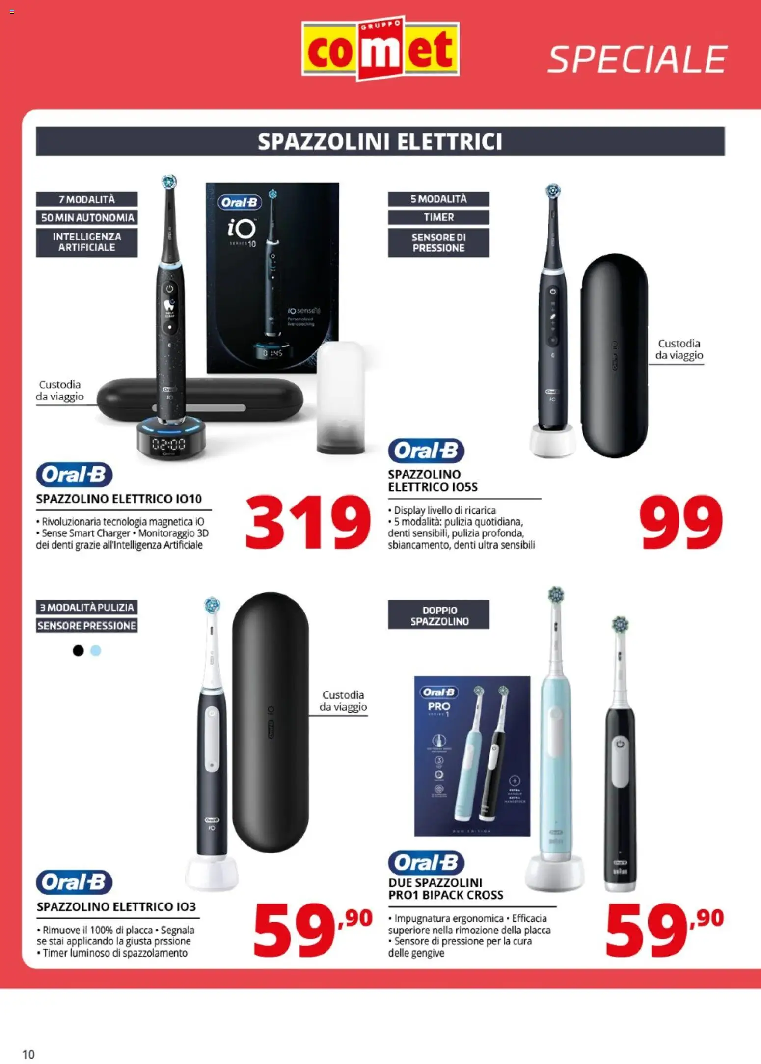 Volantino Comet del 24.04.2026 | Pagina: 10 | Prodotti: Spazzolino, Spazzolino elettrico