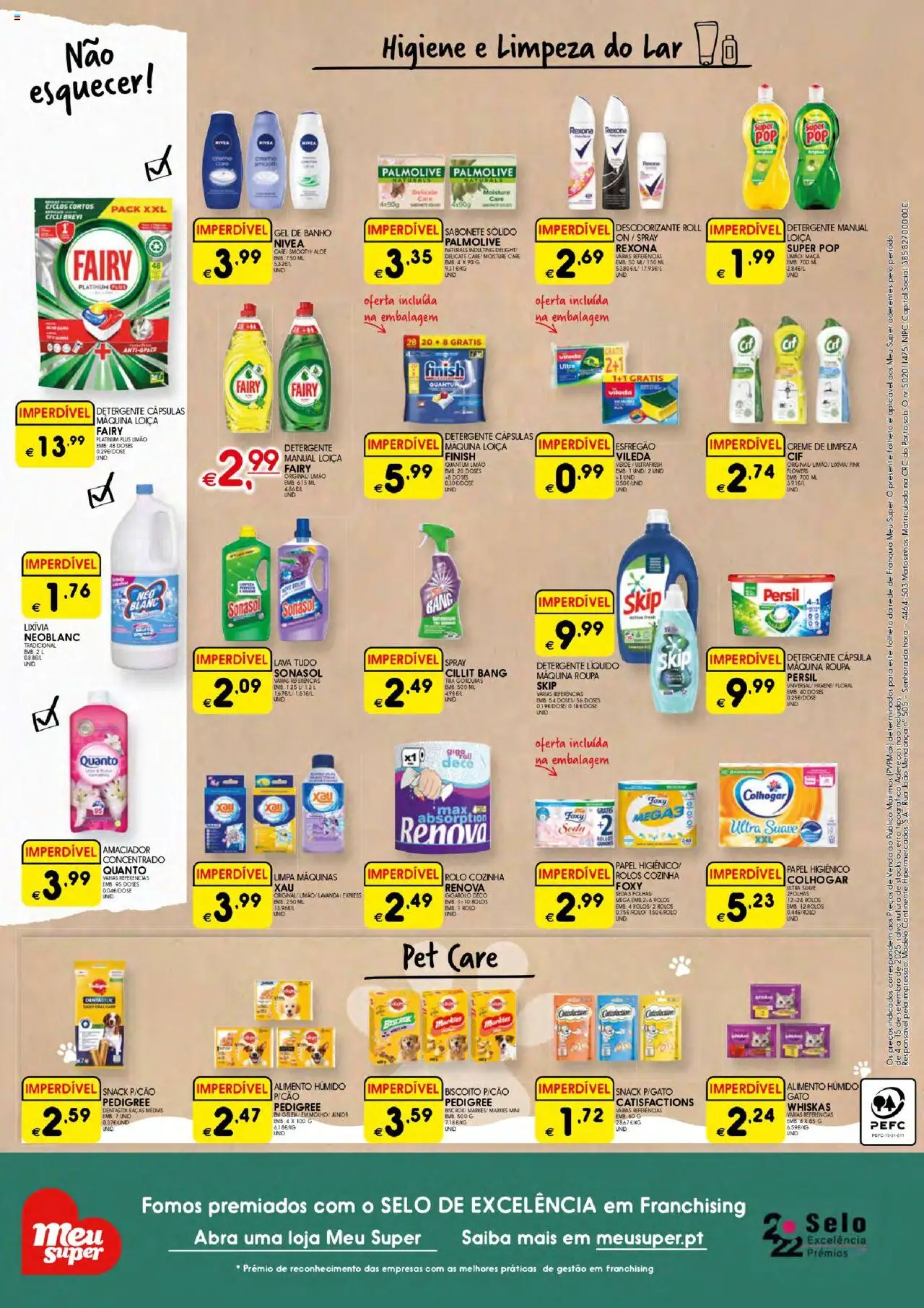 Meu Super folheto │ válido de 04.09.2025 | Página: 12 | Produtos: Esfregão, Papel higiénico, Desodorizante, Maça